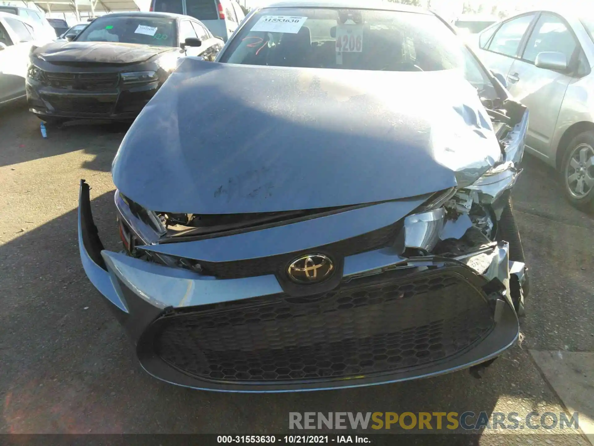 6 Photograph of a damaged car JTDEPRAE0LJ005309 TOYOTA COROLLA 2020