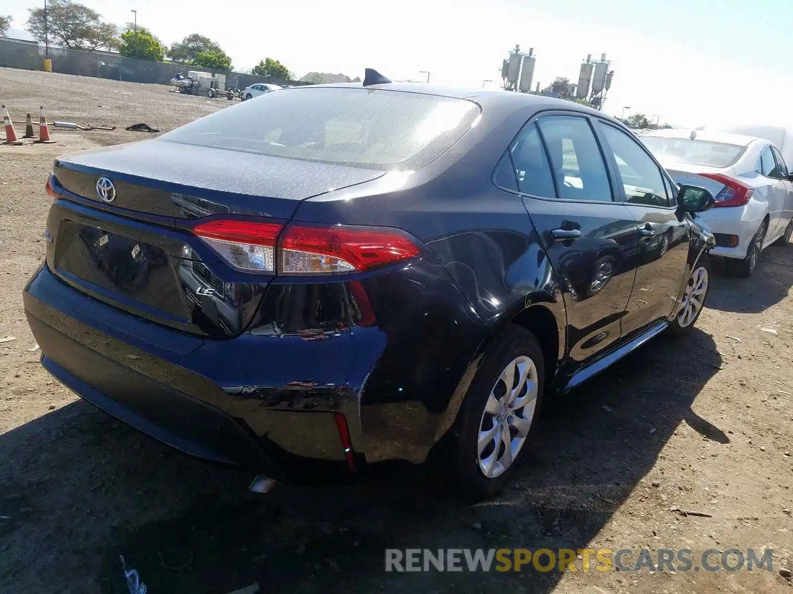 4 Photograph of a damaged car JTDEPRAE0LJ005617 TOYOTA COROLLA 2020