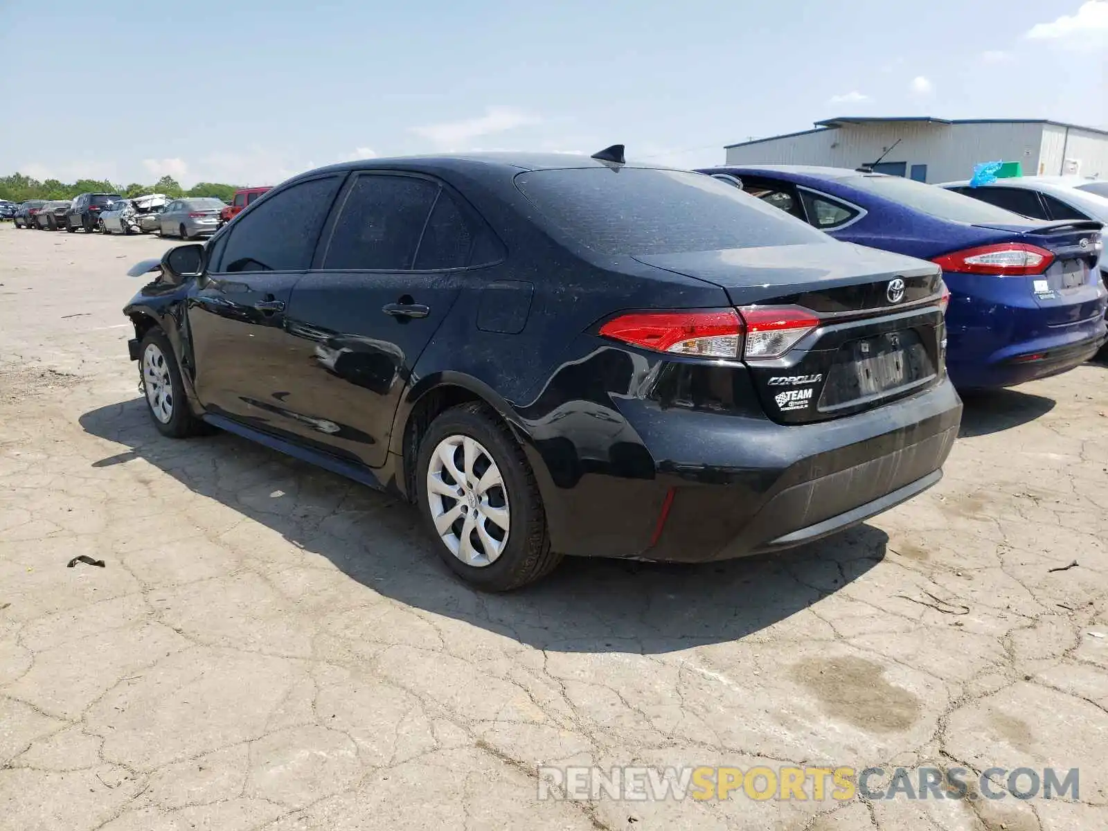 3 Photograph of a damaged car JTDEPRAE0LJ006301 TOYOTA COROLLA 2020