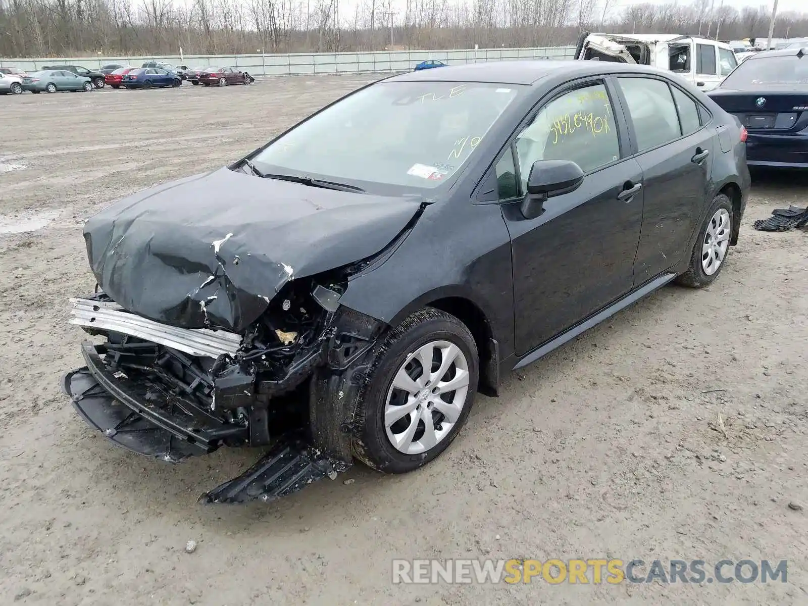 2 Photograph of a damaged car JTDEPRAE0LJ006413 TOYOTA COROLLA 2020