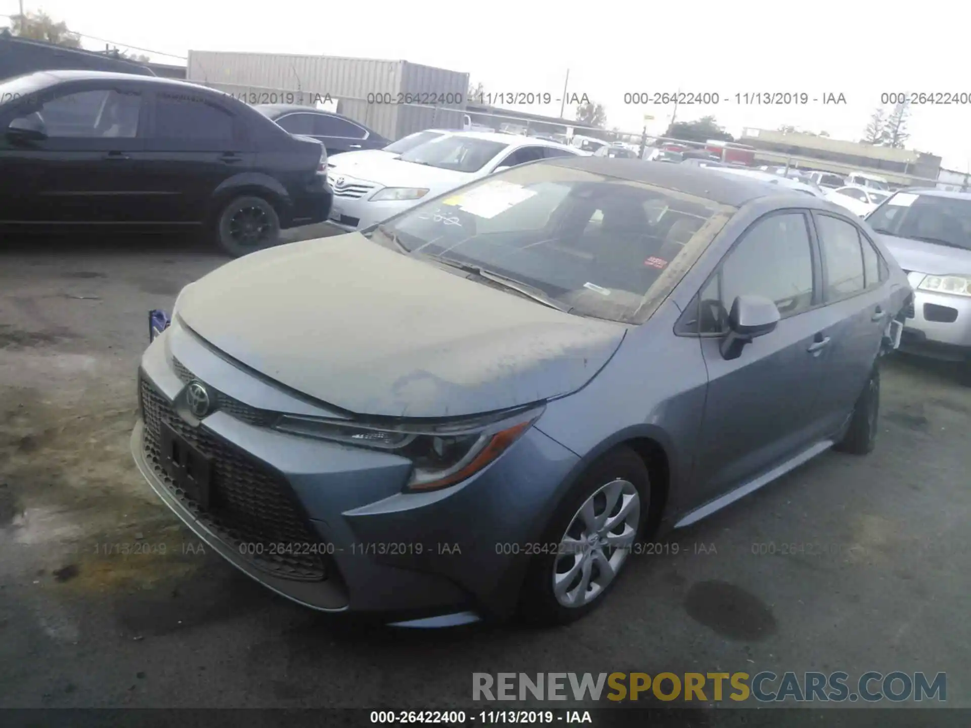 2 Photograph of a damaged car JTDEPRAE0LJ006895 TOYOTA COROLLA 2020