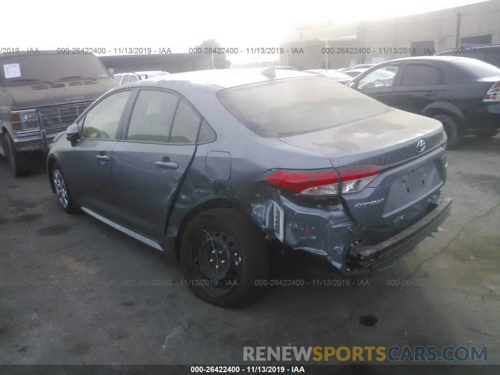 3 Photograph of a damaged car JTDEPRAE0LJ006895 TOYOTA COROLLA 2020