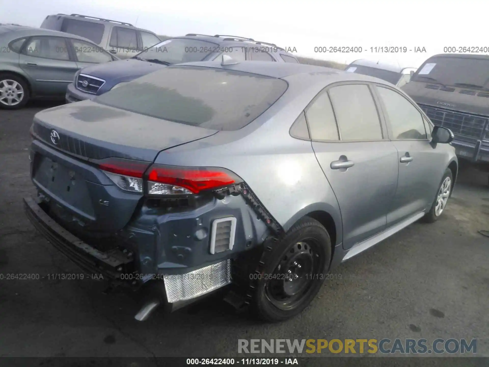 4 Photograph of a damaged car JTDEPRAE0LJ006895 TOYOTA COROLLA 2020