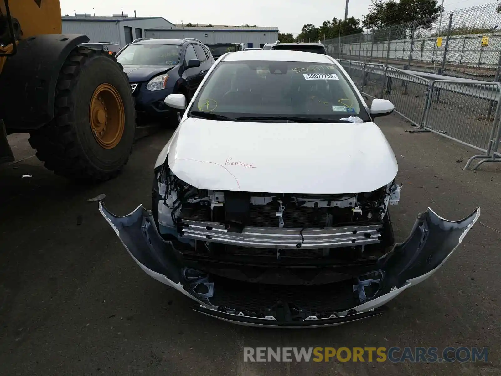 9 Photograph of a damaged car JTDEPRAE0LJ007058 TOYOTA COROLLA 2020