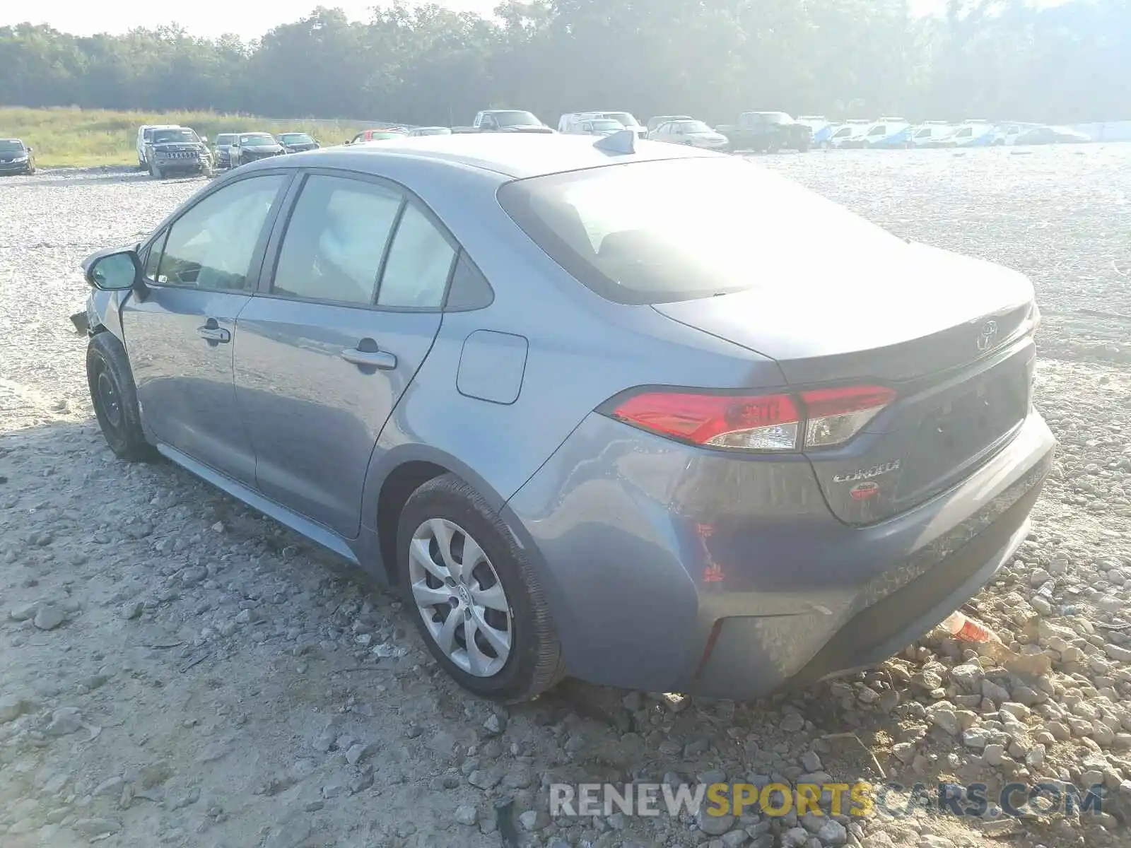 3 Photograph of a damaged car JTDEPRAE0LJ007545 TOYOTA COROLLA 2020