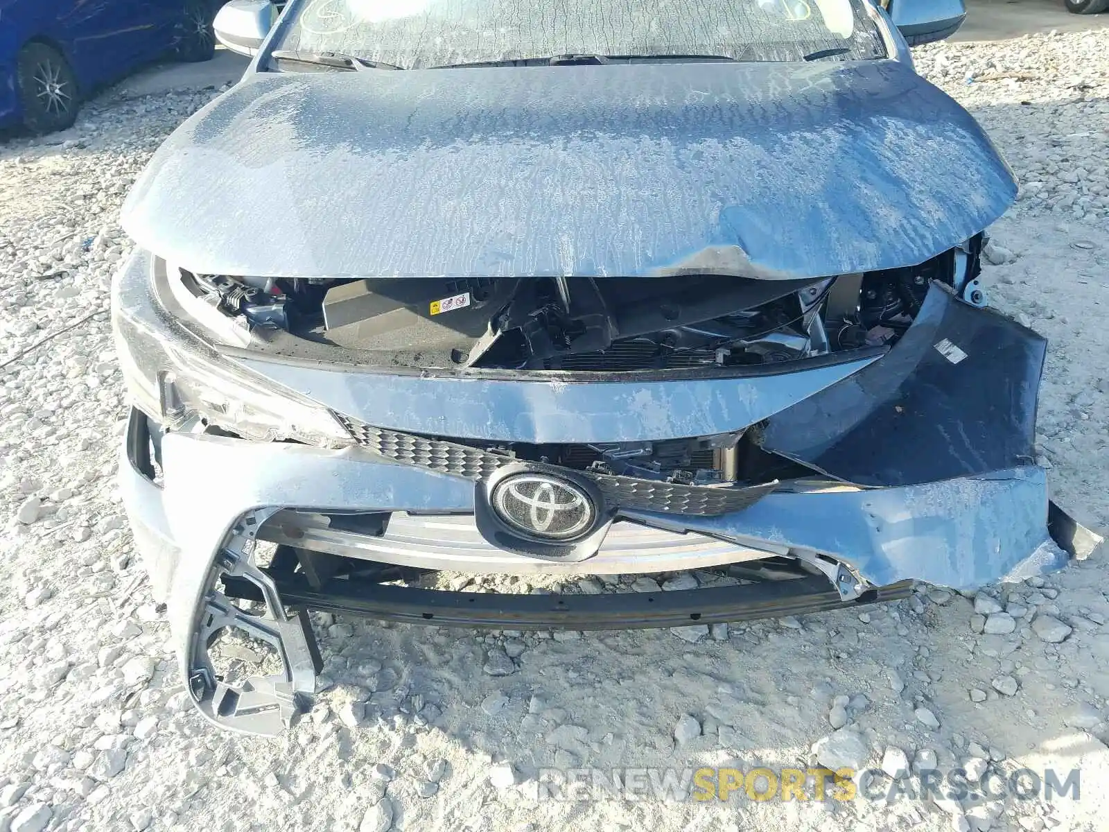 9 Фотография поврежденного автомобиля JTDEPRAE0LJ007545 TOYOTA COROLLA 2020