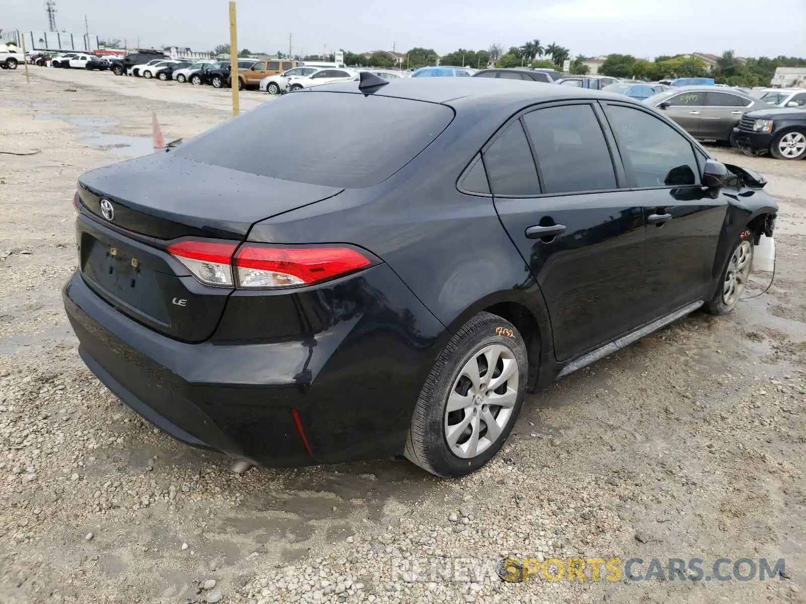 4 Photograph of a damaged car JTDEPRAE0LJ008646 TOYOTA COROLLA 2020