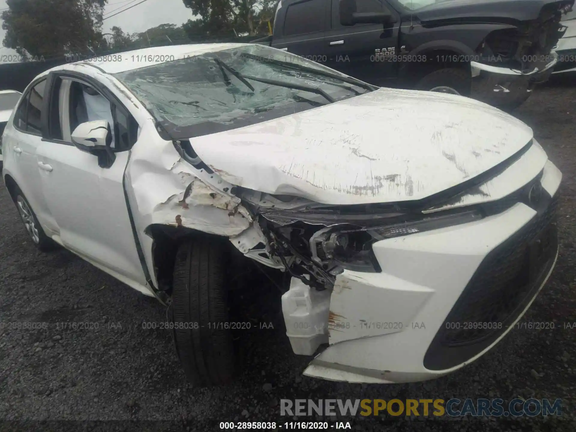6 Фотография поврежденного автомобиля JTDEPRAE0LJ009117 TOYOTA COROLLA 2020