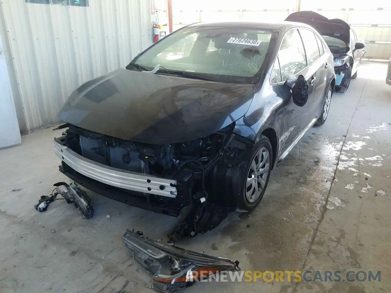 2 Photograph of a damaged car JTDEPRAE0LJ009375 TOYOTA COROLLA 2020