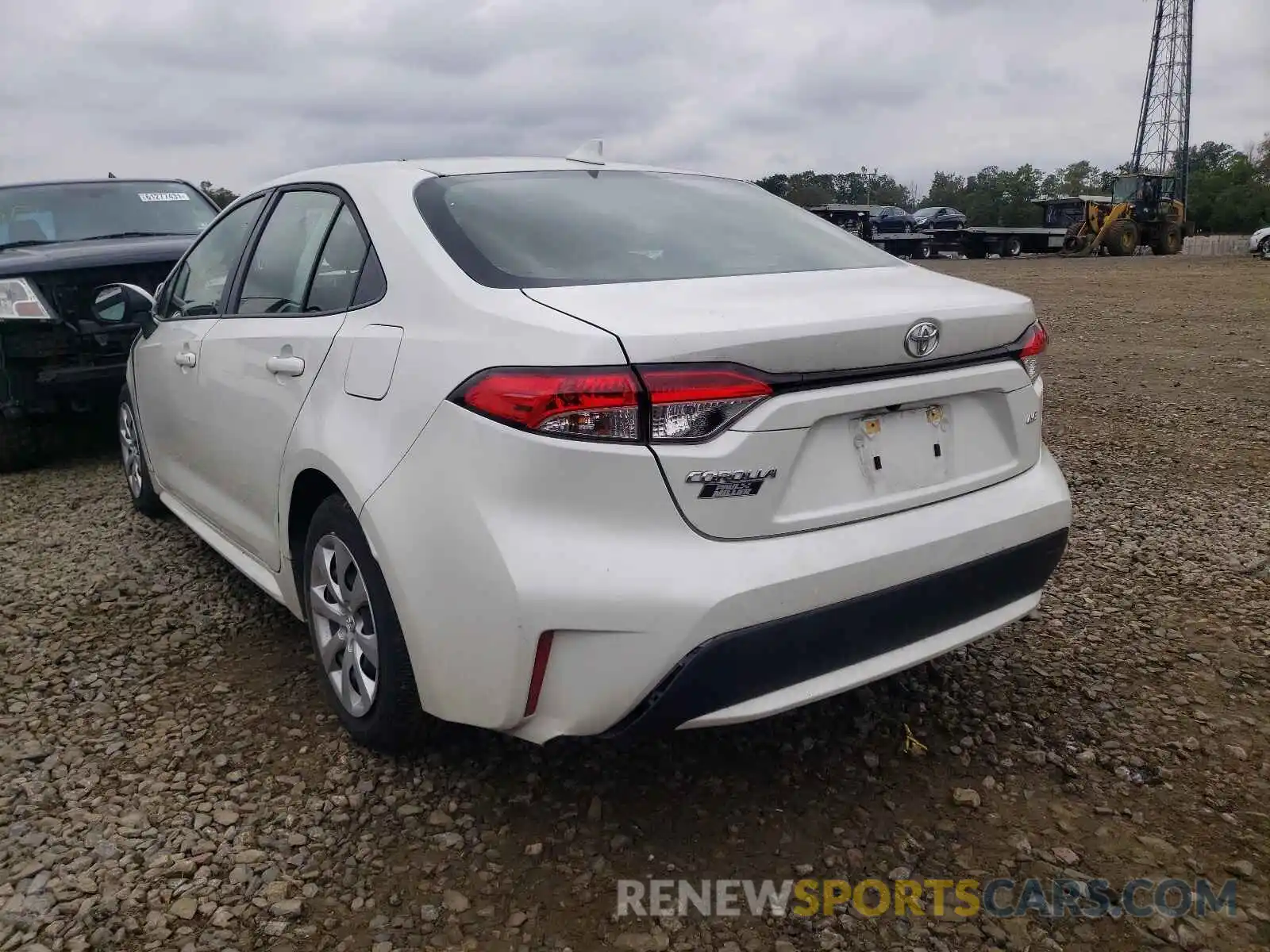 3 Photograph of a damaged car JTDEPRAE0LJ009456 TOYOTA COROLLA 2020