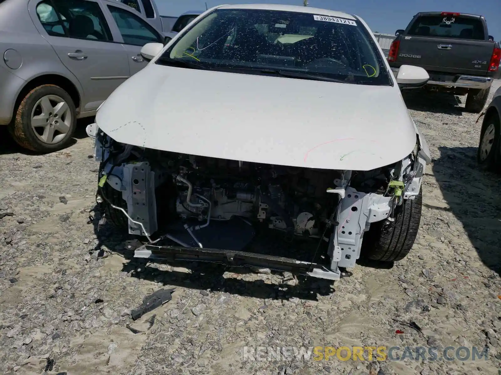 9 Photograph of a damaged car JTDEPRAE0LJ009831 TOYOTA COROLLA 2020