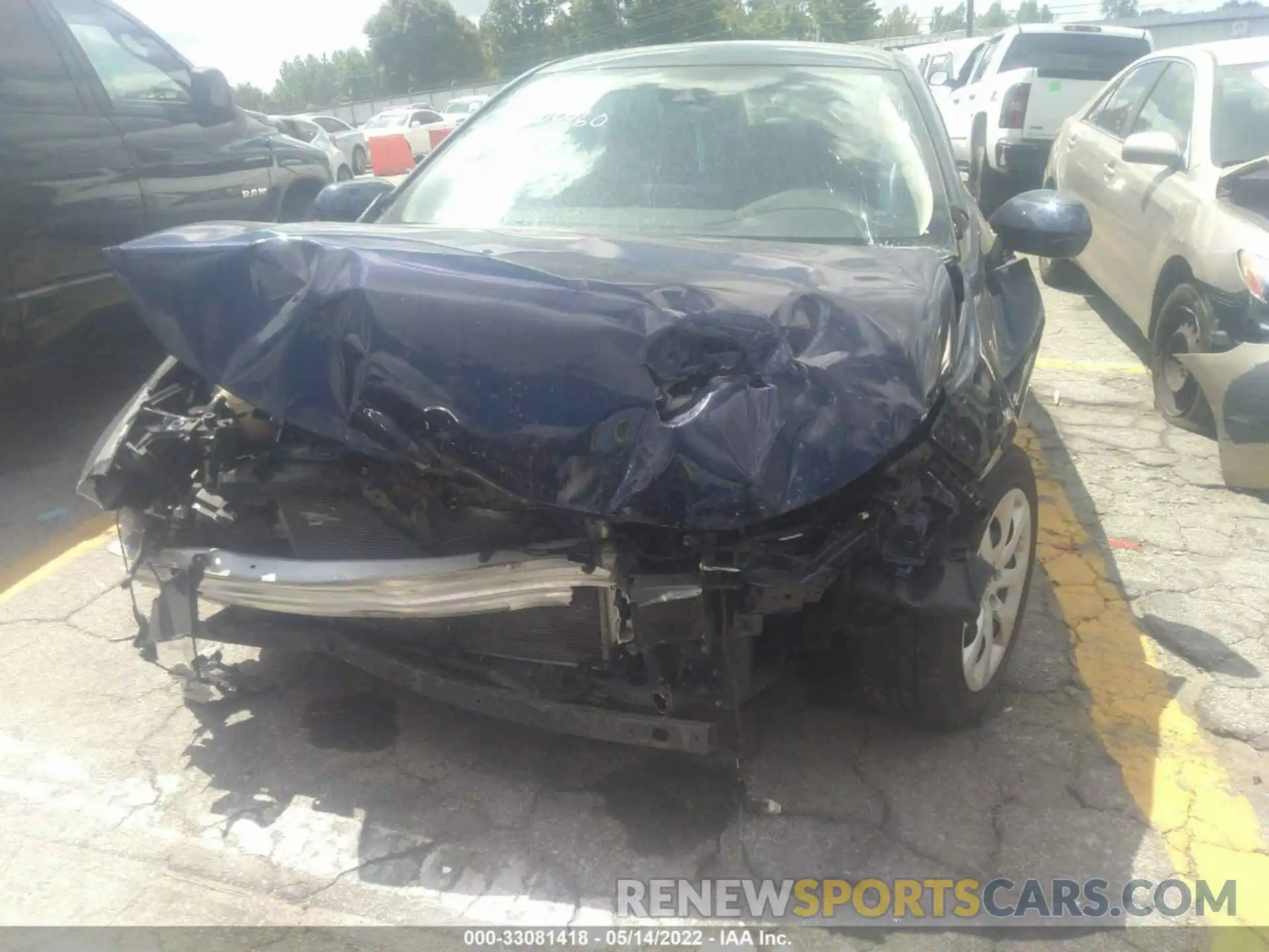 6 Photograph of a damaged car JTDEPRAE0LJ009960 TOYOTA COROLLA 2020