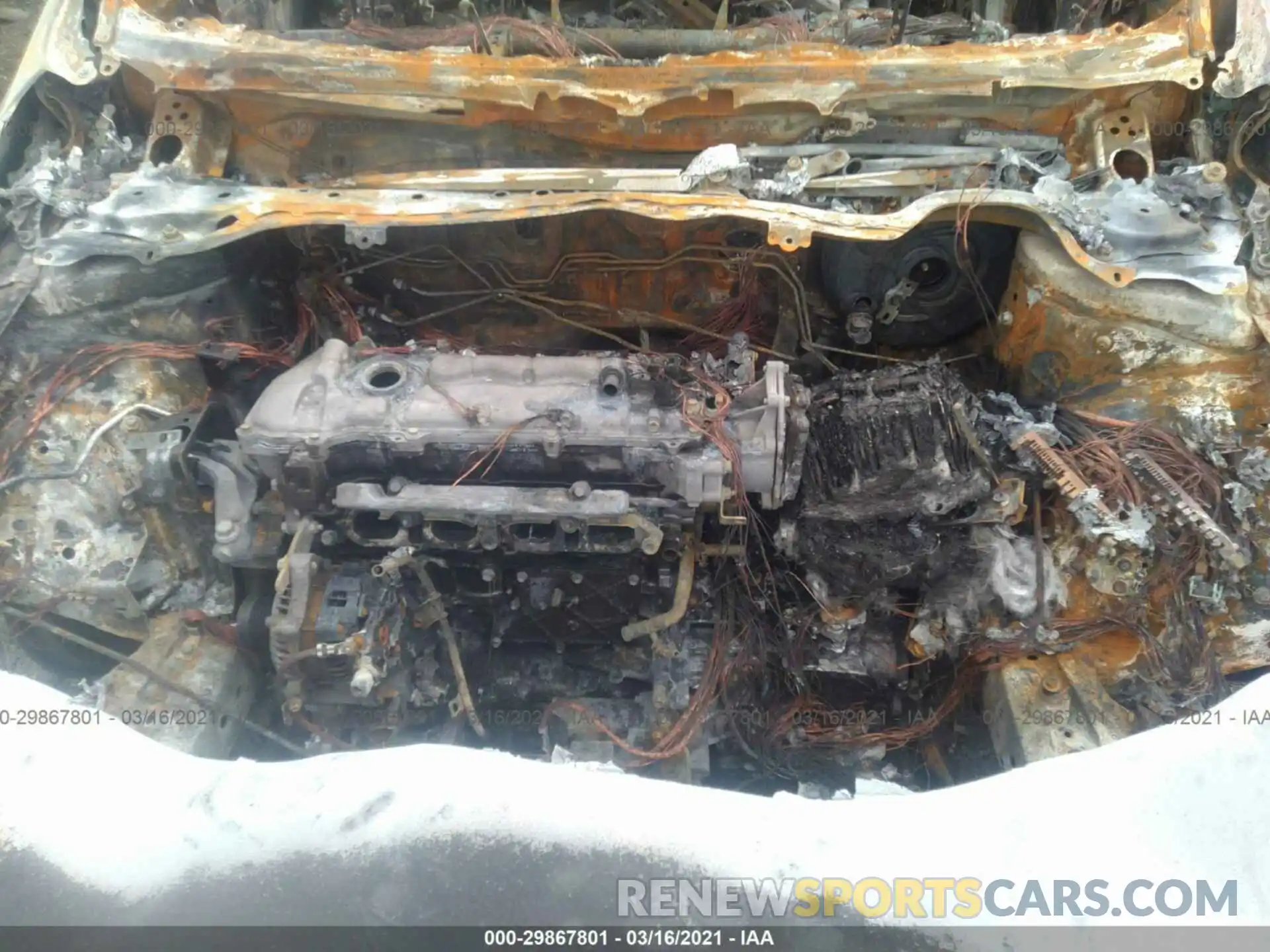 10 Photograph of a damaged car JTDEPRAE0LJ010350 TOYOTA COROLLA 2020