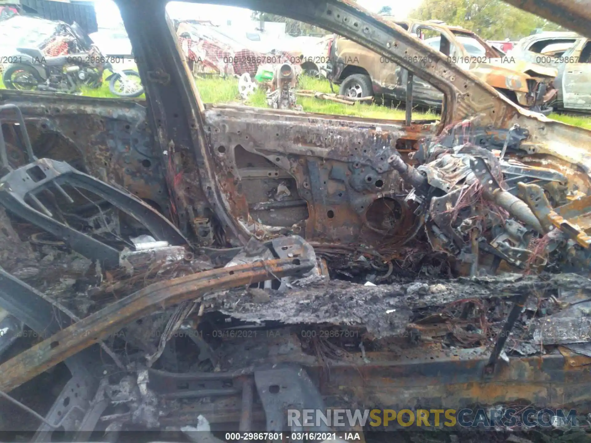 5 Photograph of a damaged car JTDEPRAE0LJ010350 TOYOTA COROLLA 2020