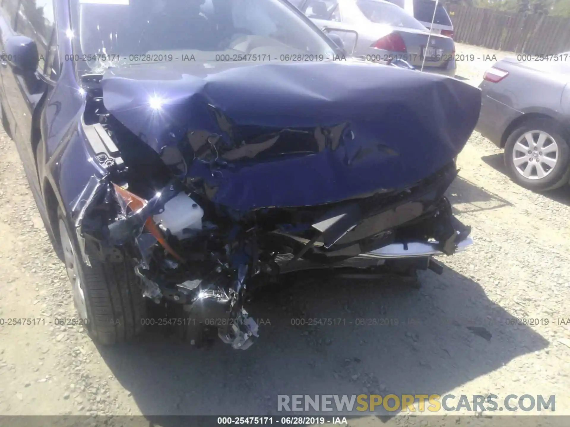 6 Photograph of a damaged car JTDEPRAE0LJ010381 TOYOTA COROLLA 2020