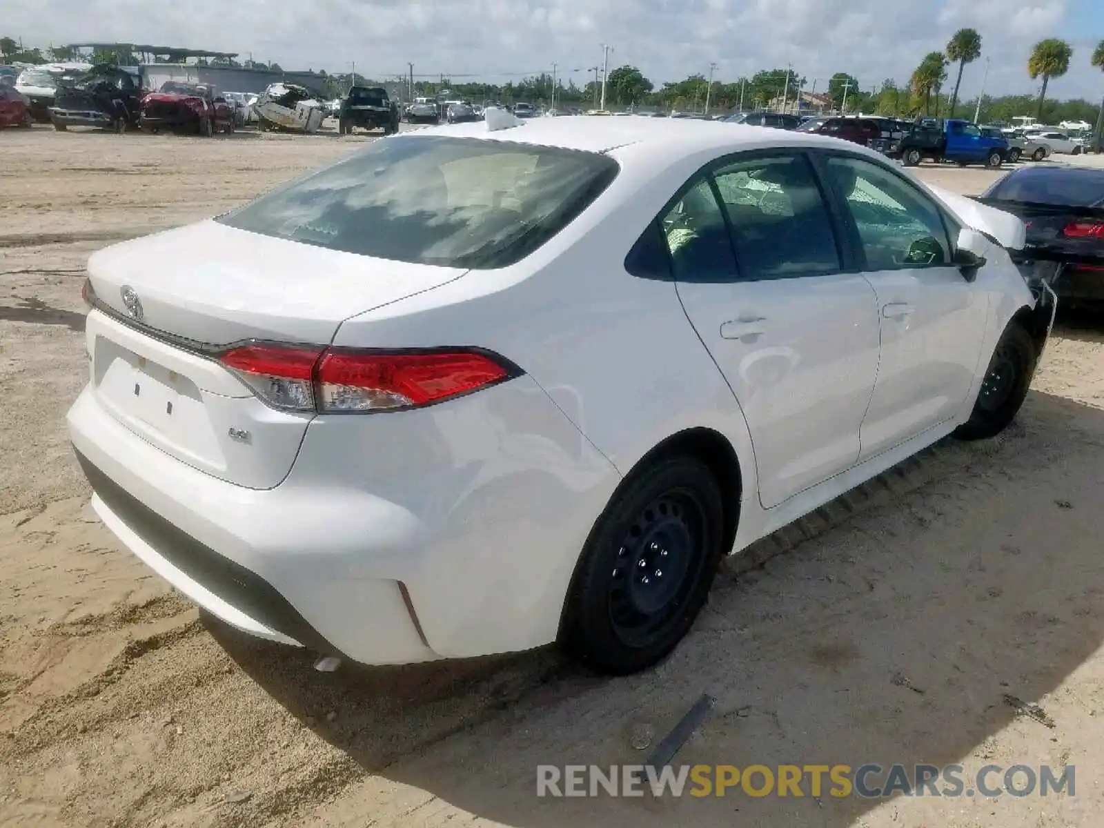 4 Photograph of a damaged car JTDEPRAE0LJ010509 TOYOTA COROLLA 2020