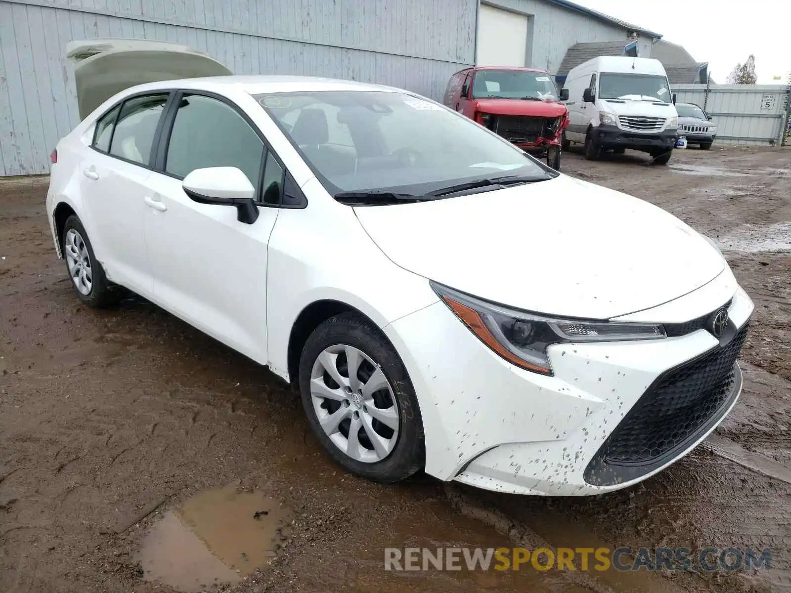 1 Photograph of a damaged car JTDEPRAE0LJ010767 TOYOTA COROLLA 2020