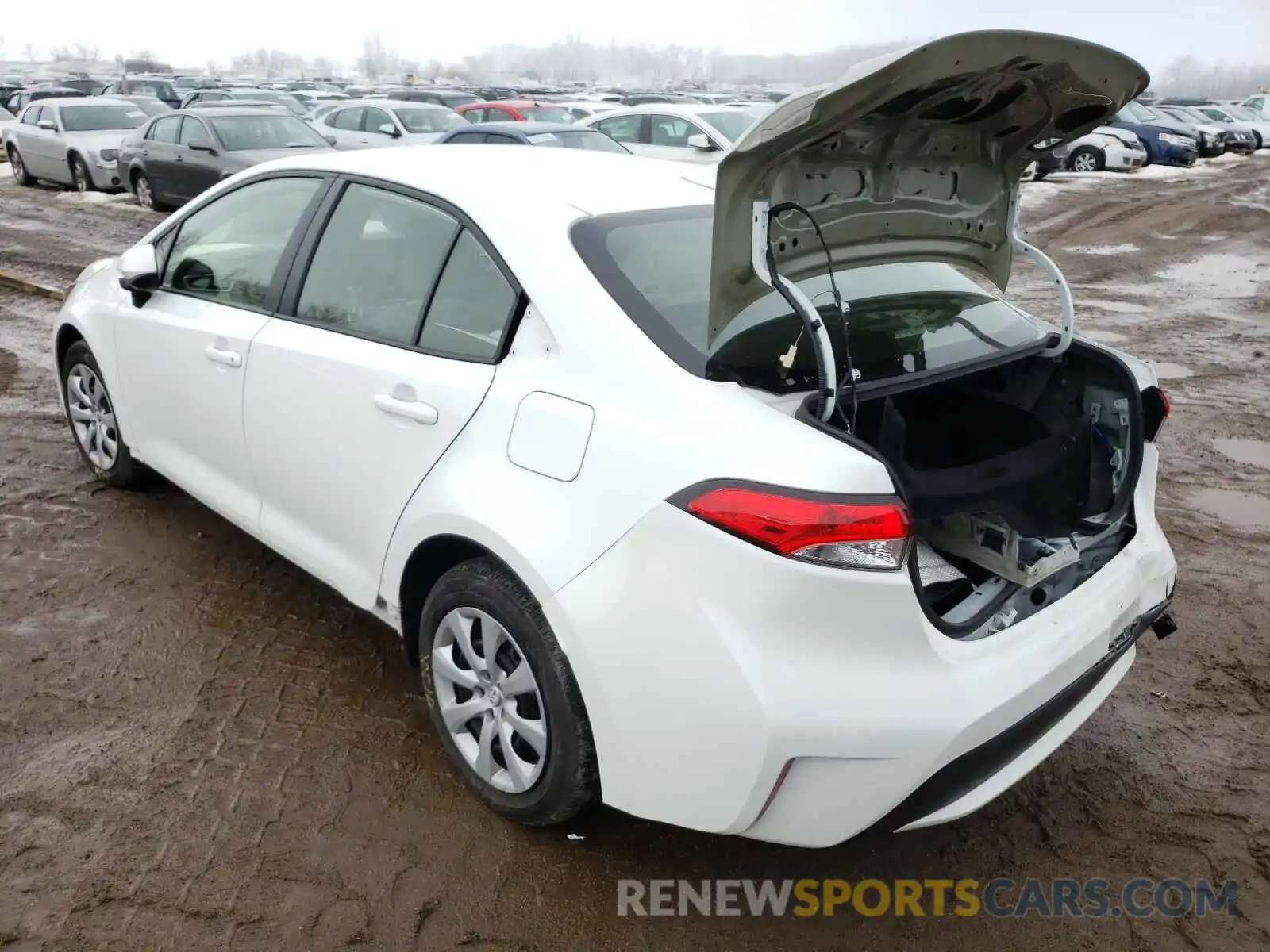 3 Photograph of a damaged car JTDEPRAE0LJ010767 TOYOTA COROLLA 2020