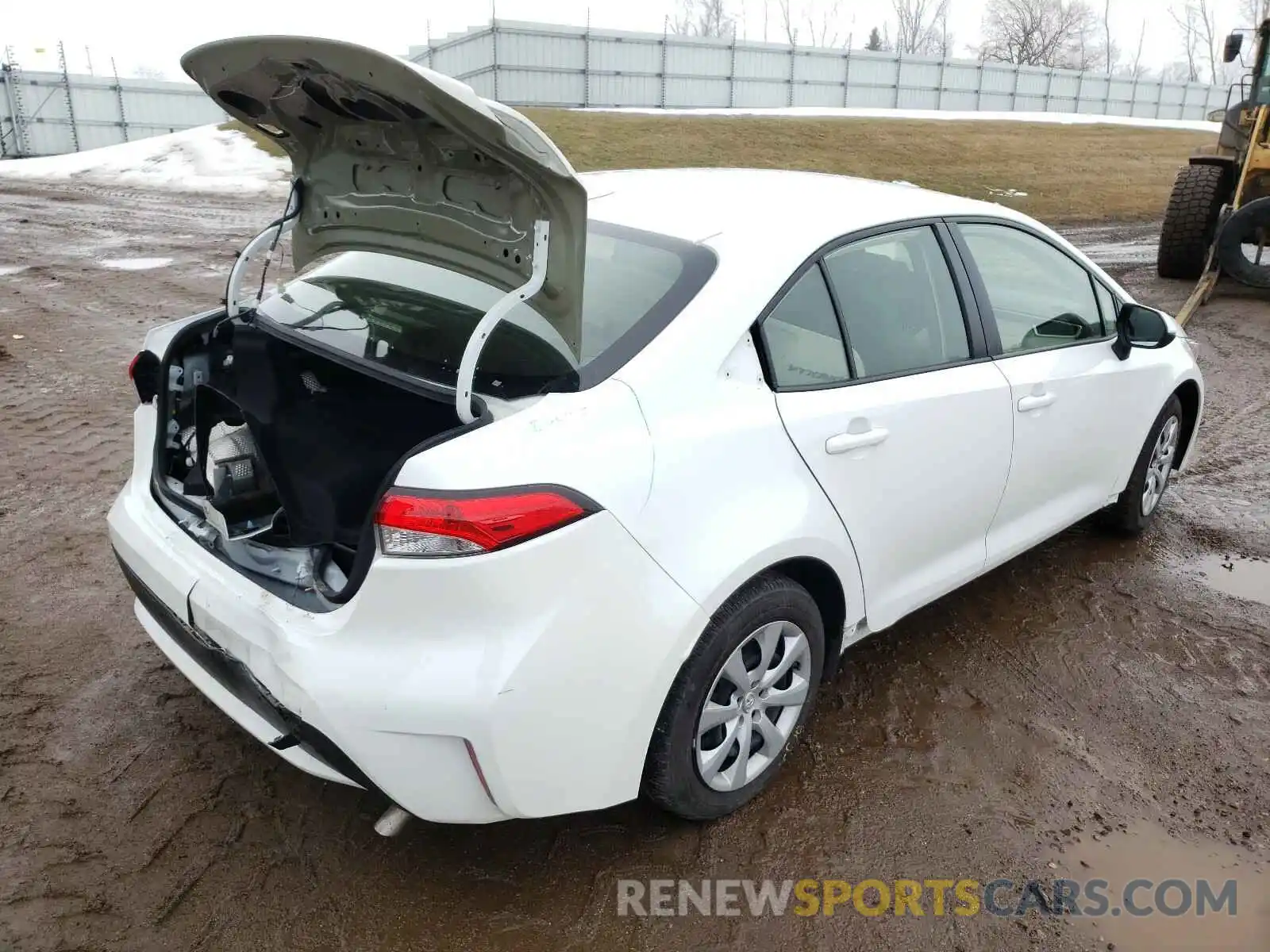 4 Photograph of a damaged car JTDEPRAE0LJ010767 TOYOTA COROLLA 2020