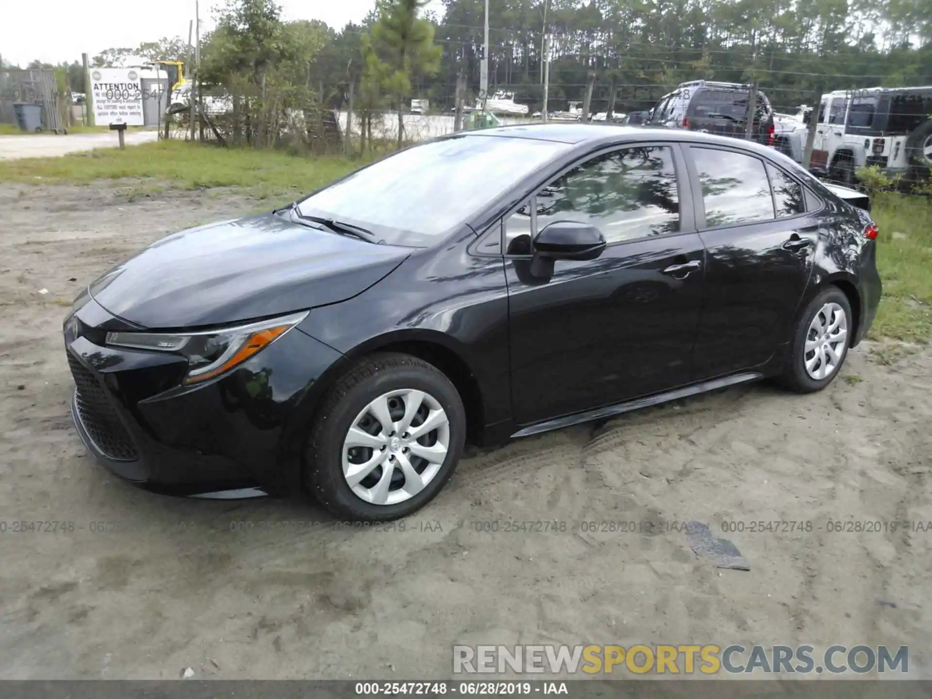 2 Photograph of a damaged car JTDEPRAE0LJ011045 TOYOTA COROLLA 2020