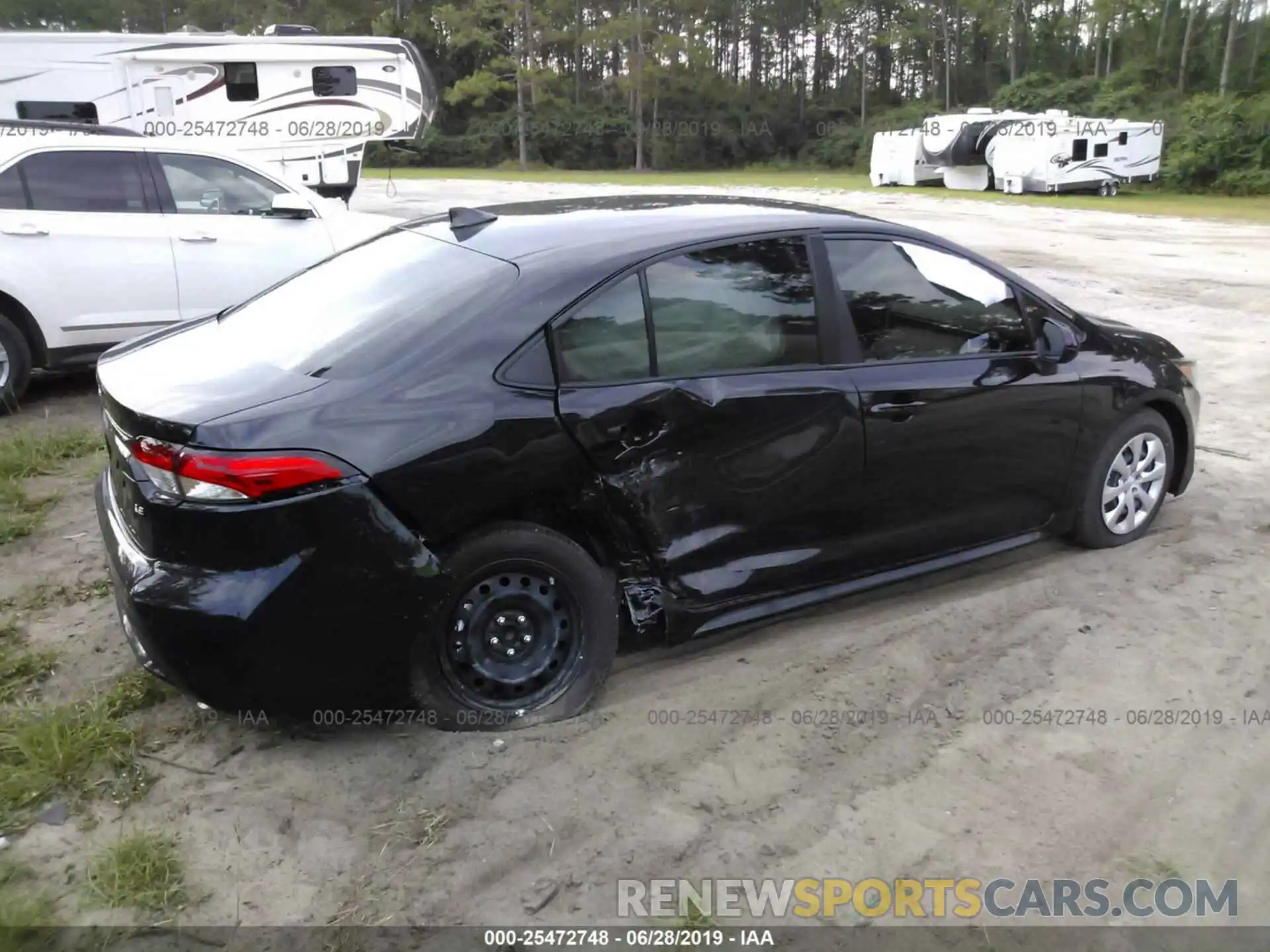 4 Photograph of a damaged car JTDEPRAE0LJ011045 TOYOTA COROLLA 2020