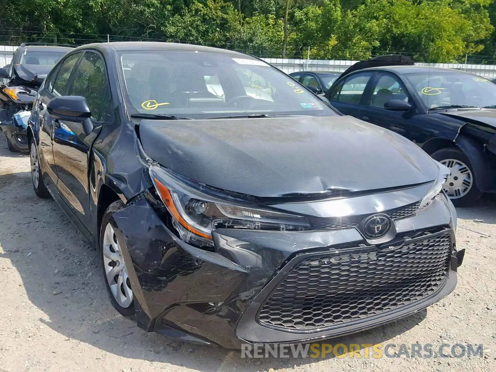 1 Photograph of a damaged car JTDEPRAE0LJ011899 TOYOTA COROLLA 2020