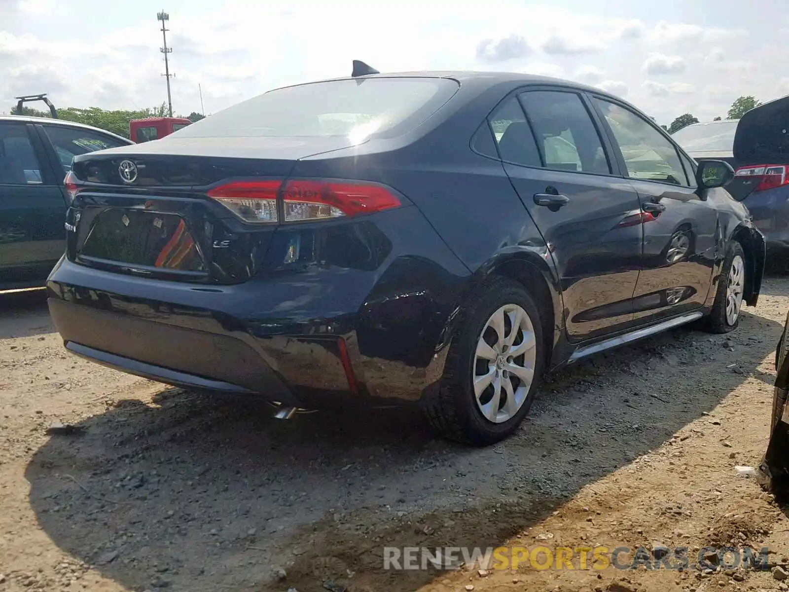 4 Photograph of a damaged car JTDEPRAE0LJ011899 TOYOTA COROLLA 2020