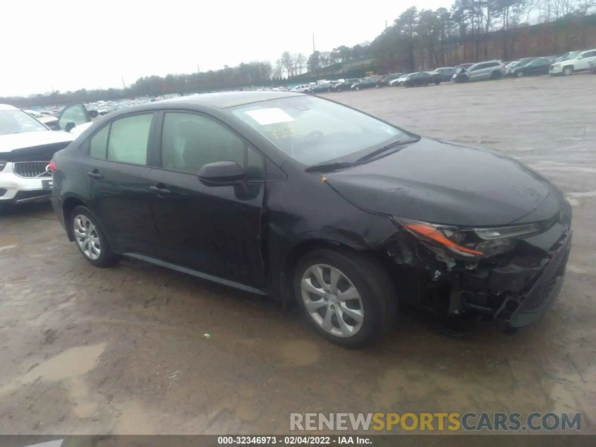 1 Photograph of a damaged car JTDEPRAE0LJ011949 TOYOTA COROLLA 2020