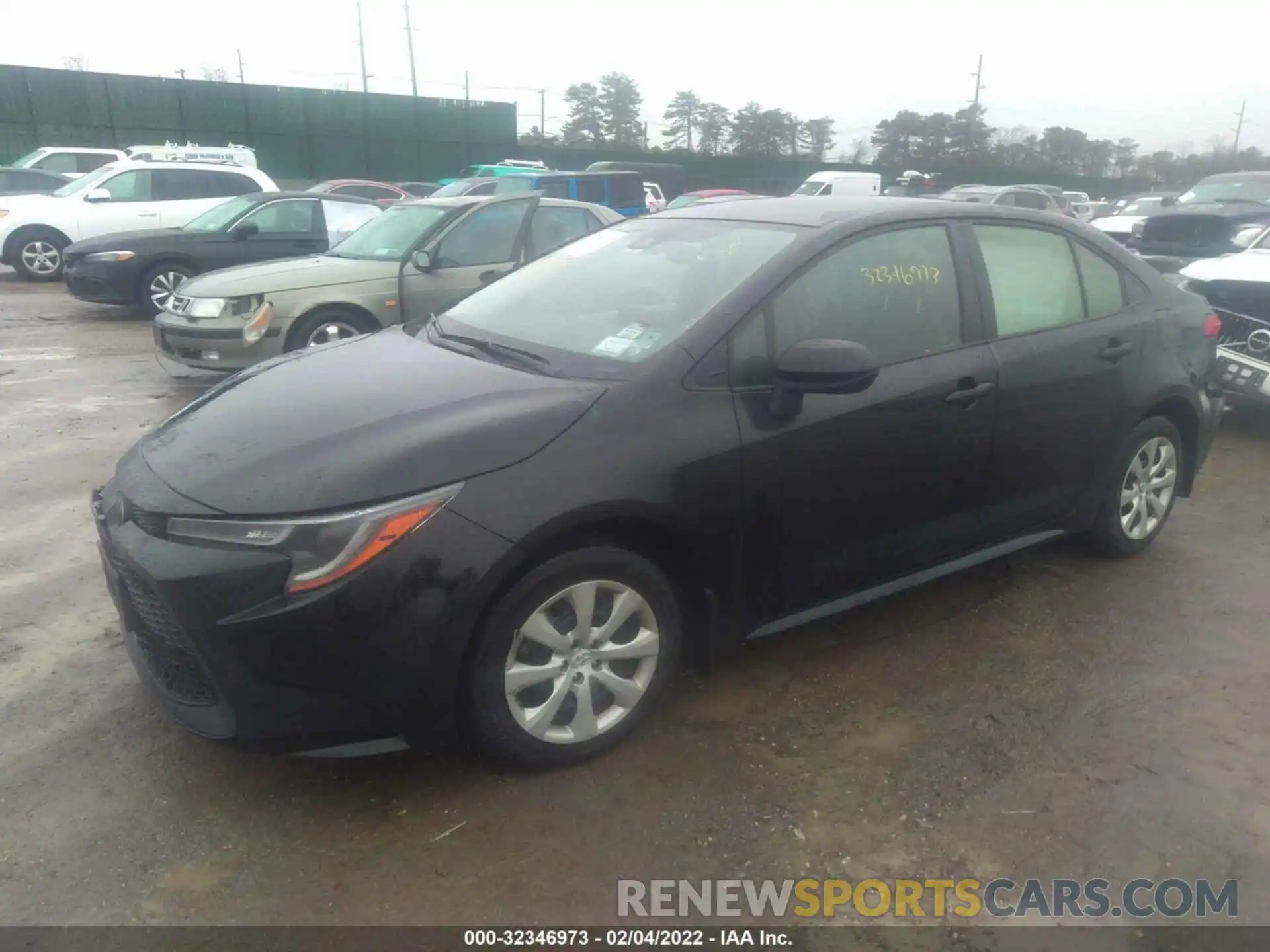 2 Photograph of a damaged car JTDEPRAE0LJ011949 TOYOTA COROLLA 2020