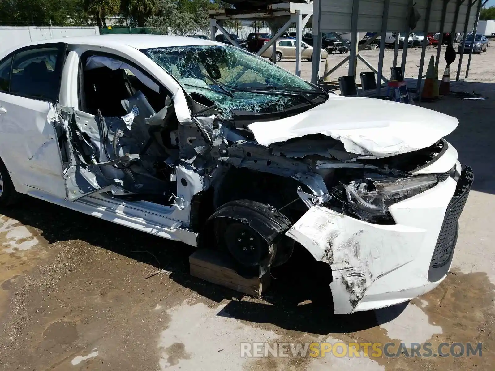 9 Photograph of a damaged car JTDEPRAE0LJ012003 TOYOTA COROLLA 2020