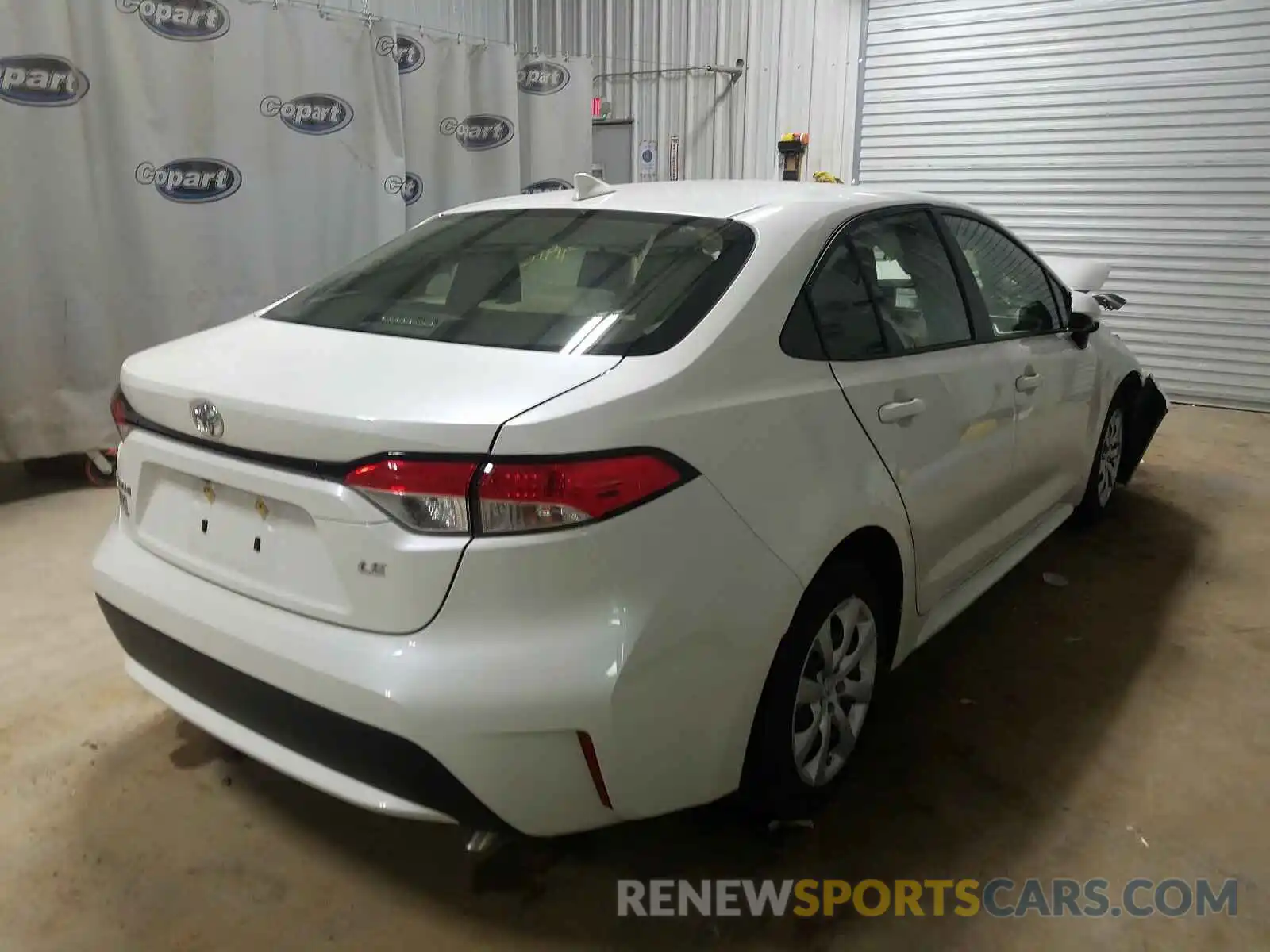 4 Photograph of a damaged car JTDEPRAE0LJ012051 TOYOTA COROLLA 2020