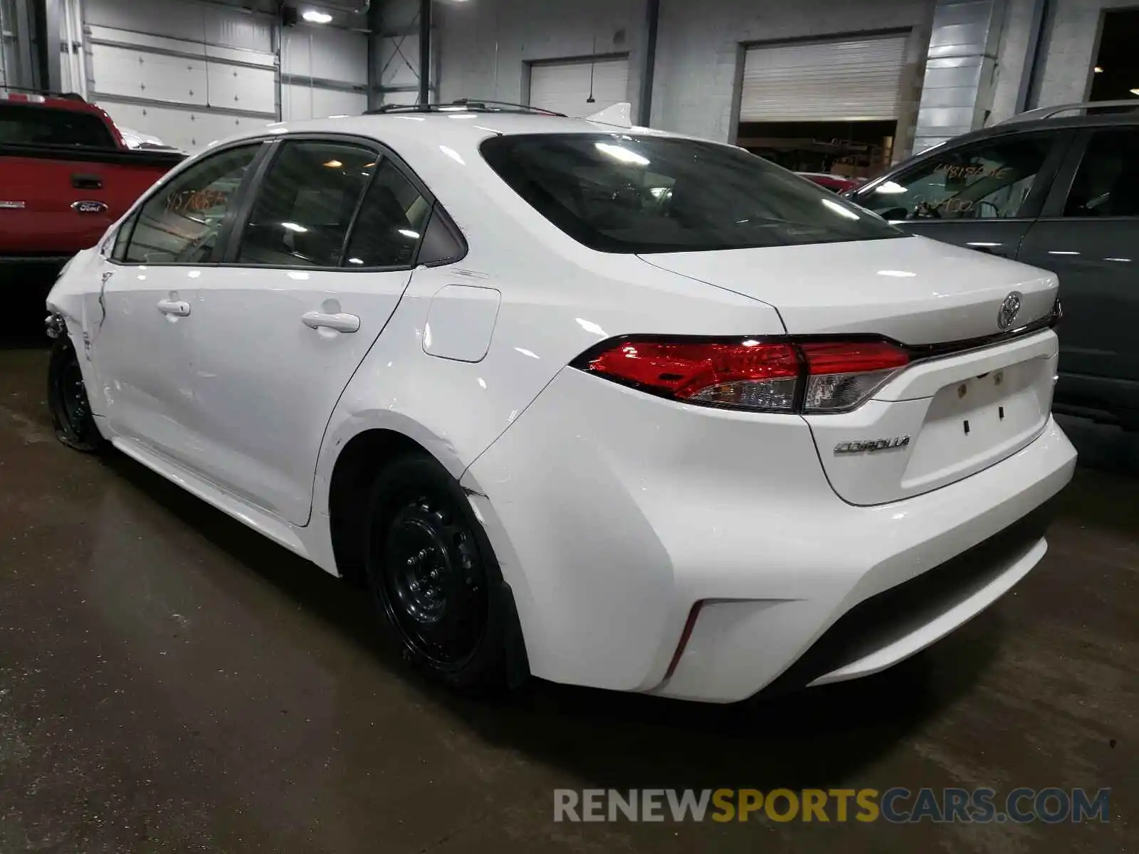 3 Photograph of a damaged car JTDEPRAE0LJ012213 TOYOTA COROLLA 2020