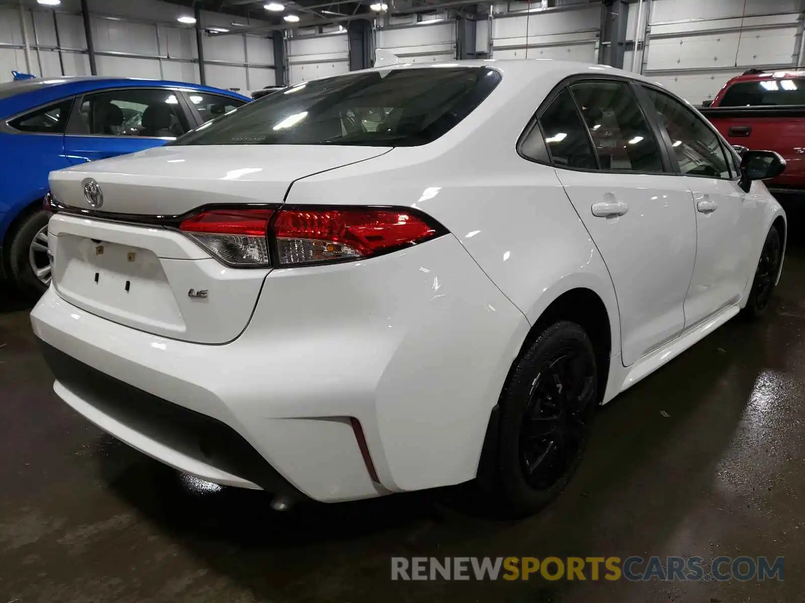 4 Photograph of a damaged car JTDEPRAE0LJ012213 TOYOTA COROLLA 2020