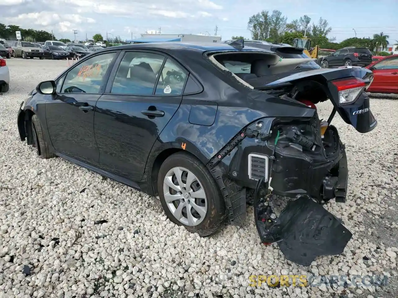 3 Photograph of a damaged car JTDEPRAE0LJ012776 TOYOTA COROLLA 2020