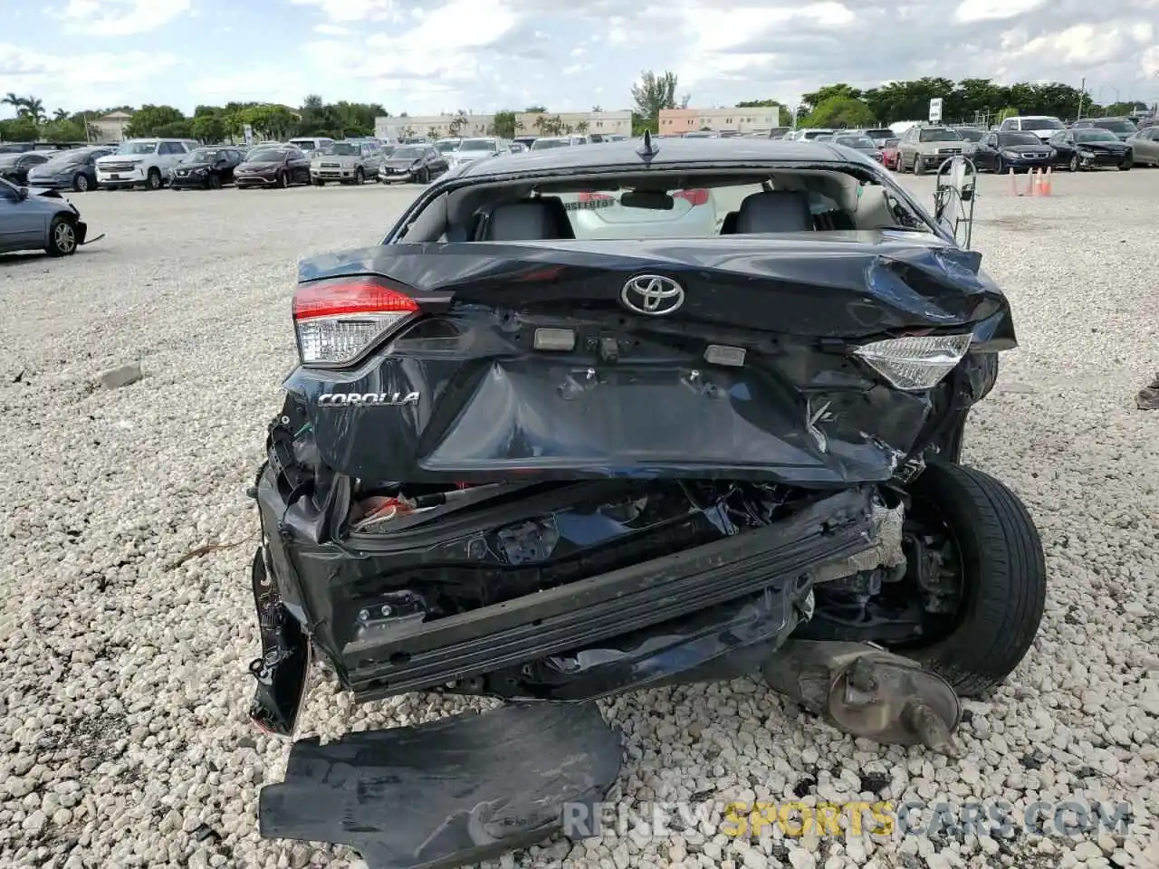 9 Photograph of a damaged car JTDEPRAE0LJ012776 TOYOTA COROLLA 2020