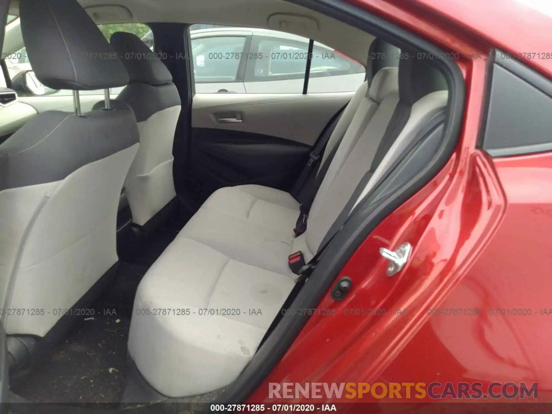 8 Photograph of a damaged car JTDEPRAE0LJ012907 TOYOTA COROLLA 2020