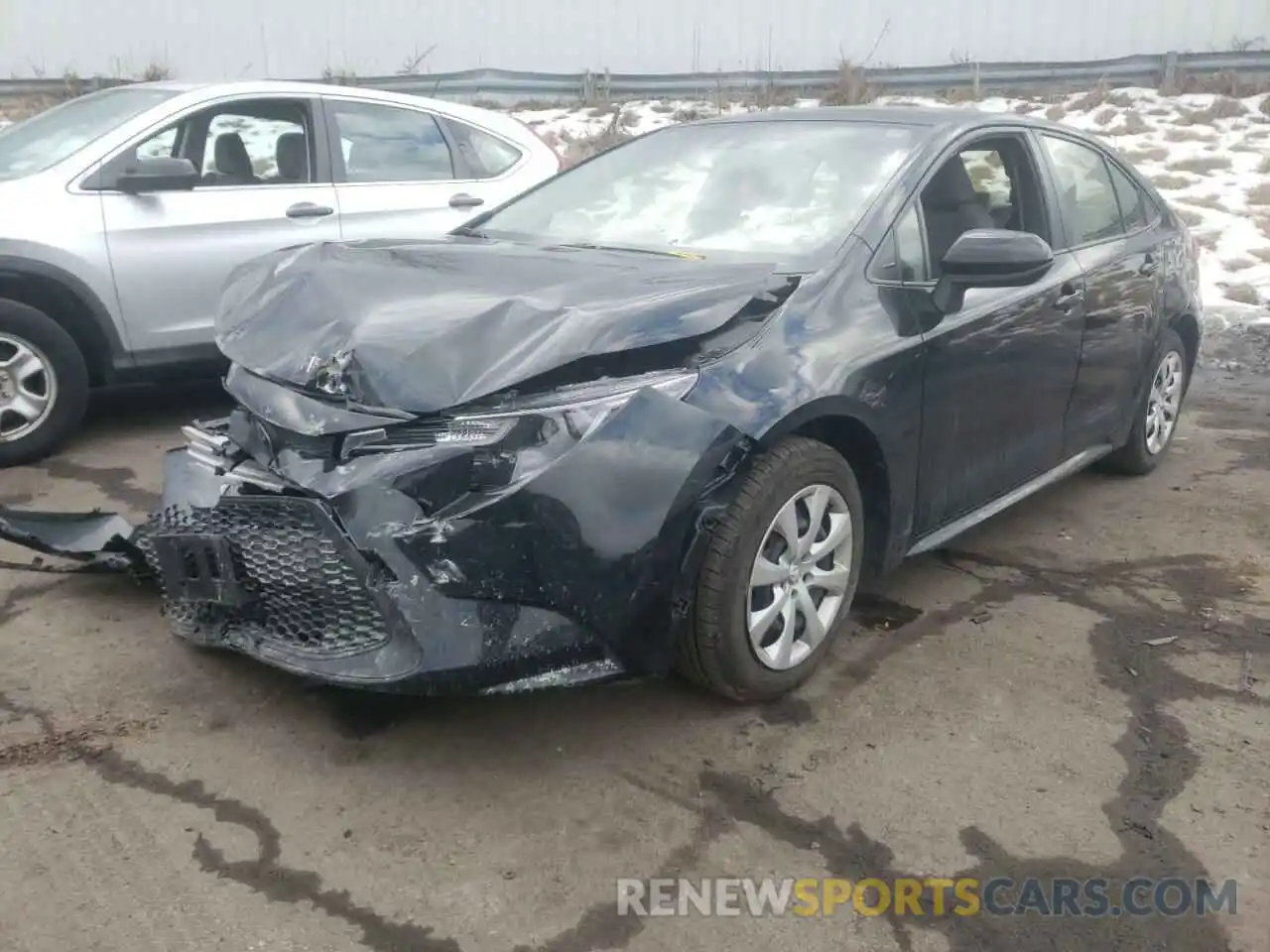 2 Photograph of a damaged car JTDEPRAE0LJ013216 TOYOTA COROLLA 2020