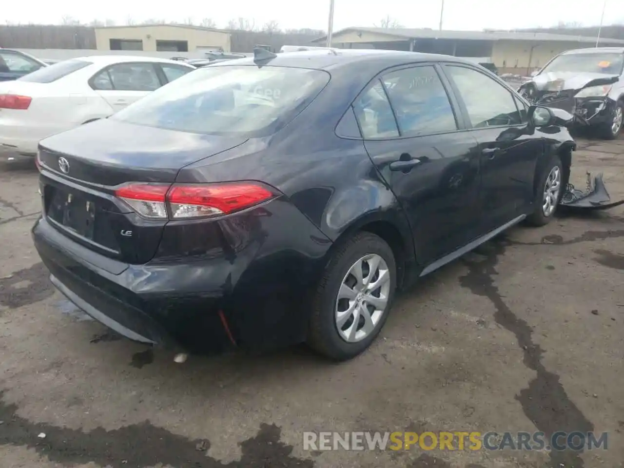 4 Photograph of a damaged car JTDEPRAE0LJ013216 TOYOTA COROLLA 2020