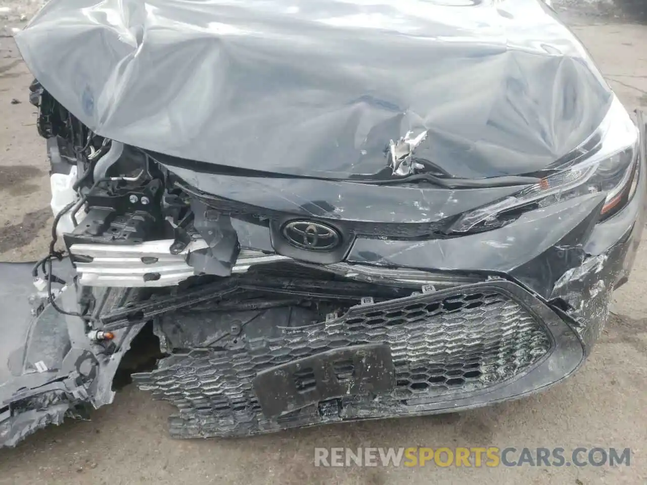 7 Photograph of a damaged car JTDEPRAE0LJ013216 TOYOTA COROLLA 2020