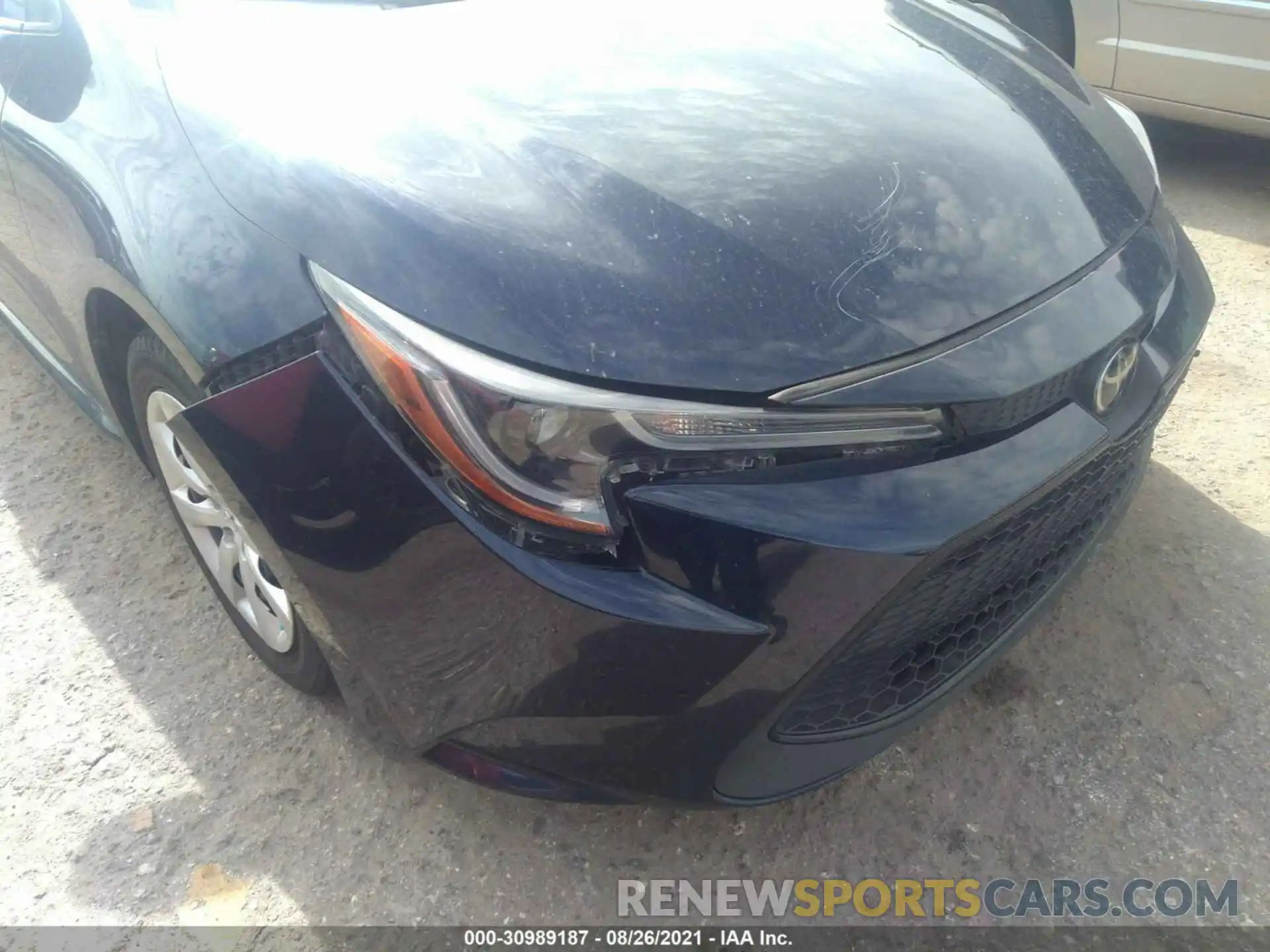 6 Photograph of a damaged car JTDEPRAE0LJ013572 TOYOTA COROLLA 2020