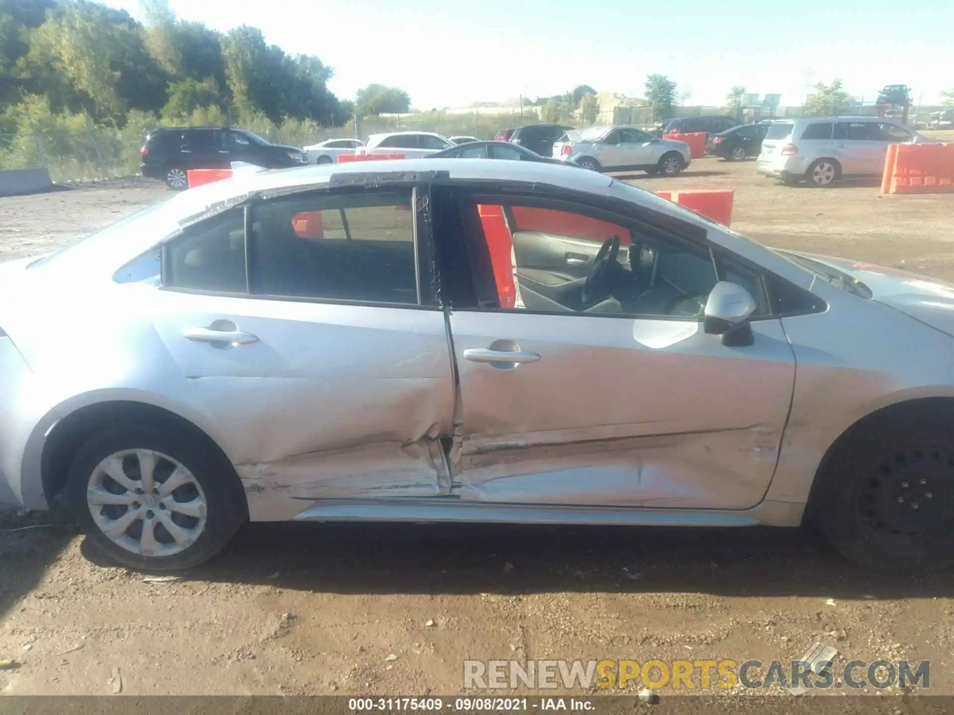 6 Photograph of a damaged car JTDEPRAE0LJ013751 TOYOTA COROLLA 2020