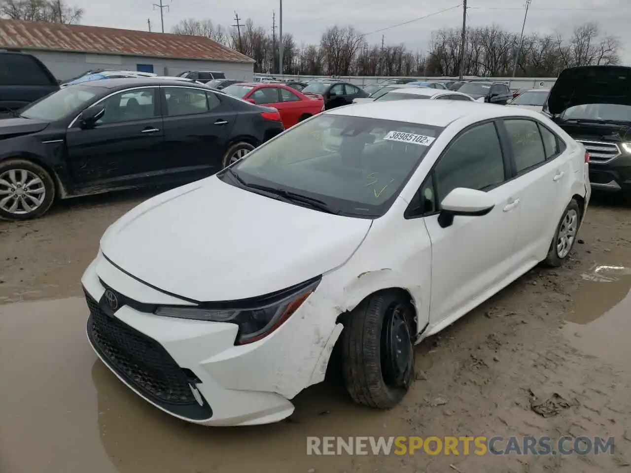 2 Photograph of a damaged car JTDEPRAE0LJ016679 TOYOTA COROLLA 2020