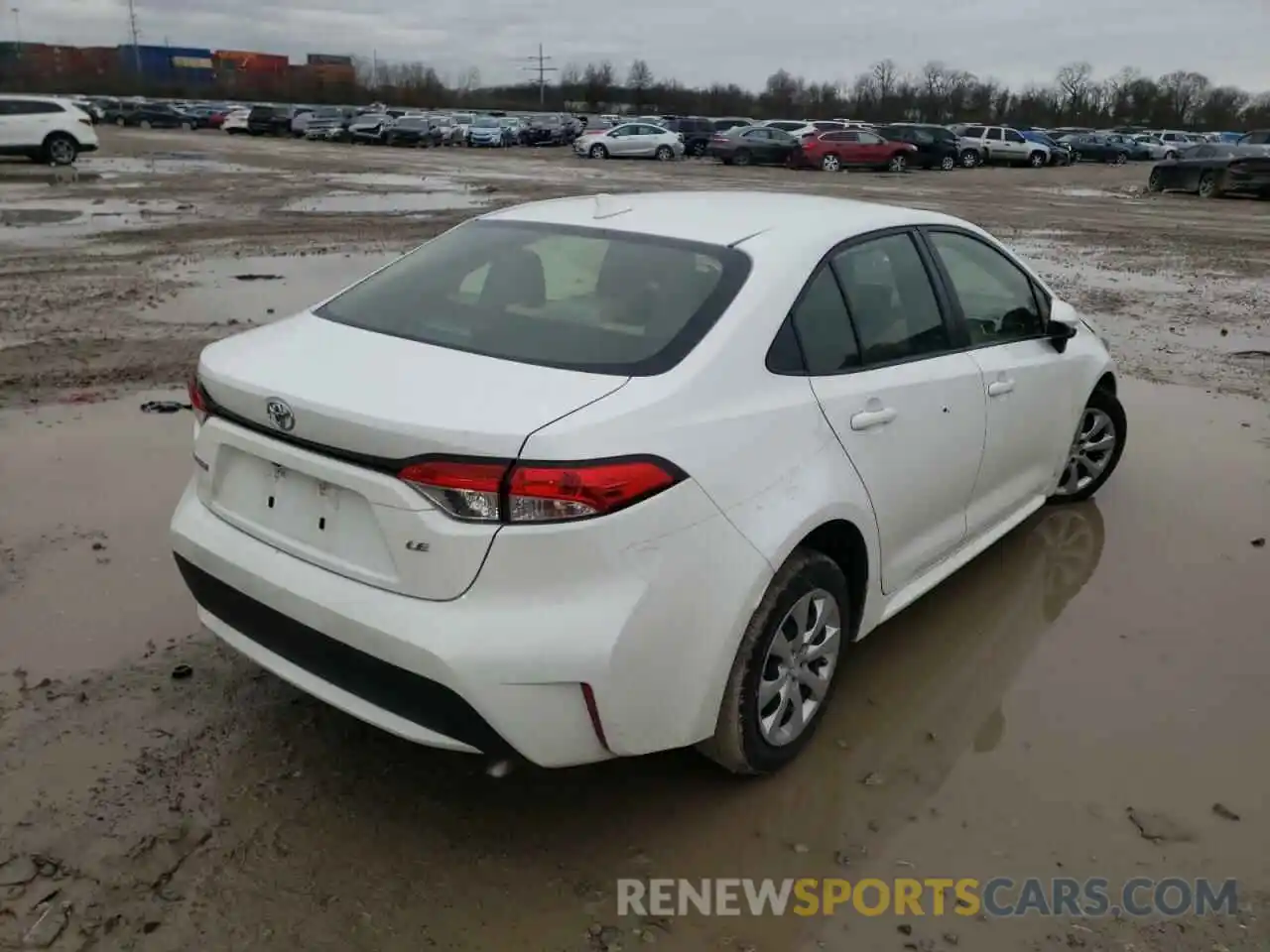 4 Photograph of a damaged car JTDEPRAE0LJ016679 TOYOTA COROLLA 2020