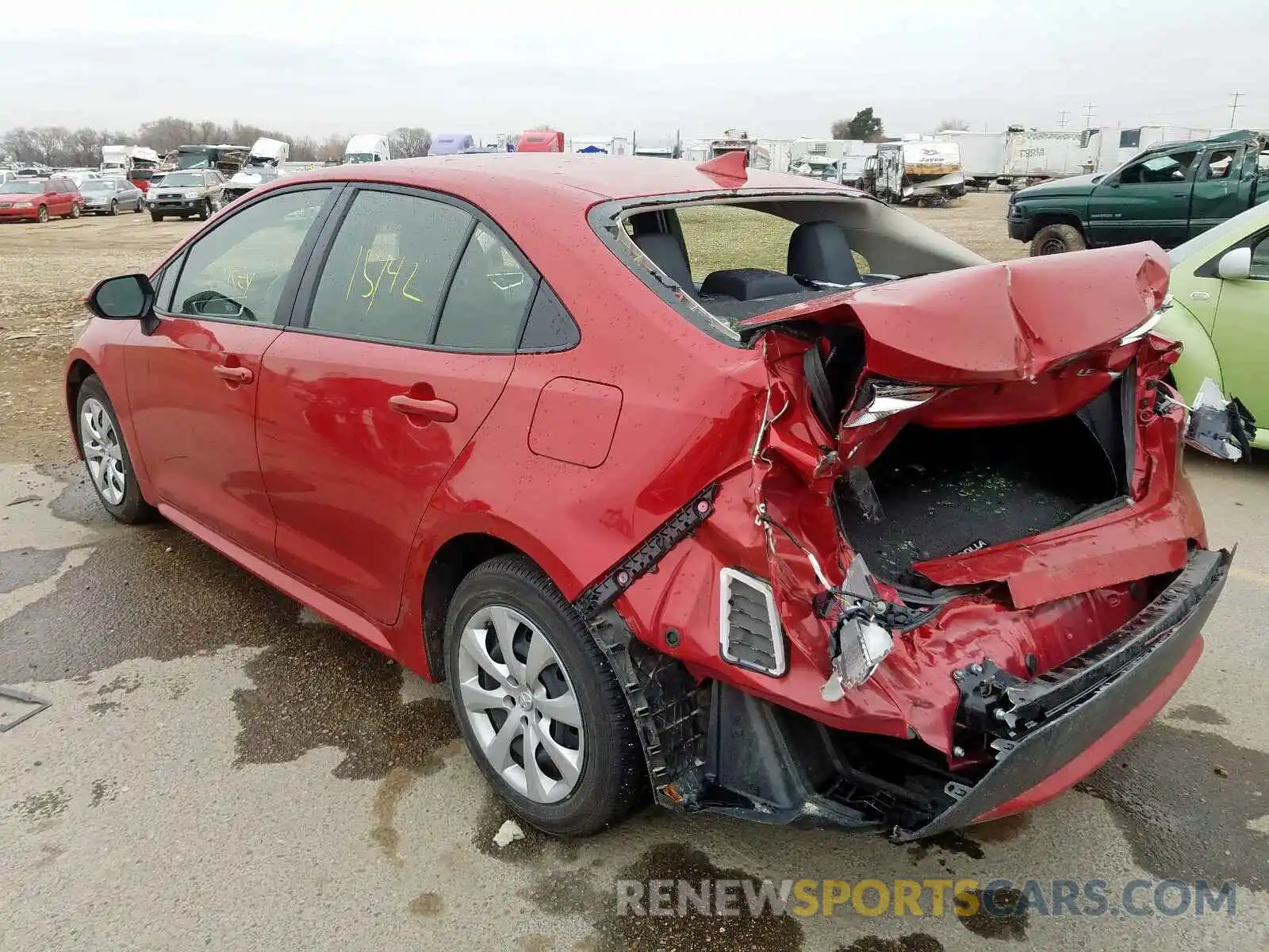 3 Photograph of a damaged car JTDEPRAE0LJ017122 TOYOTA COROLLA 2020