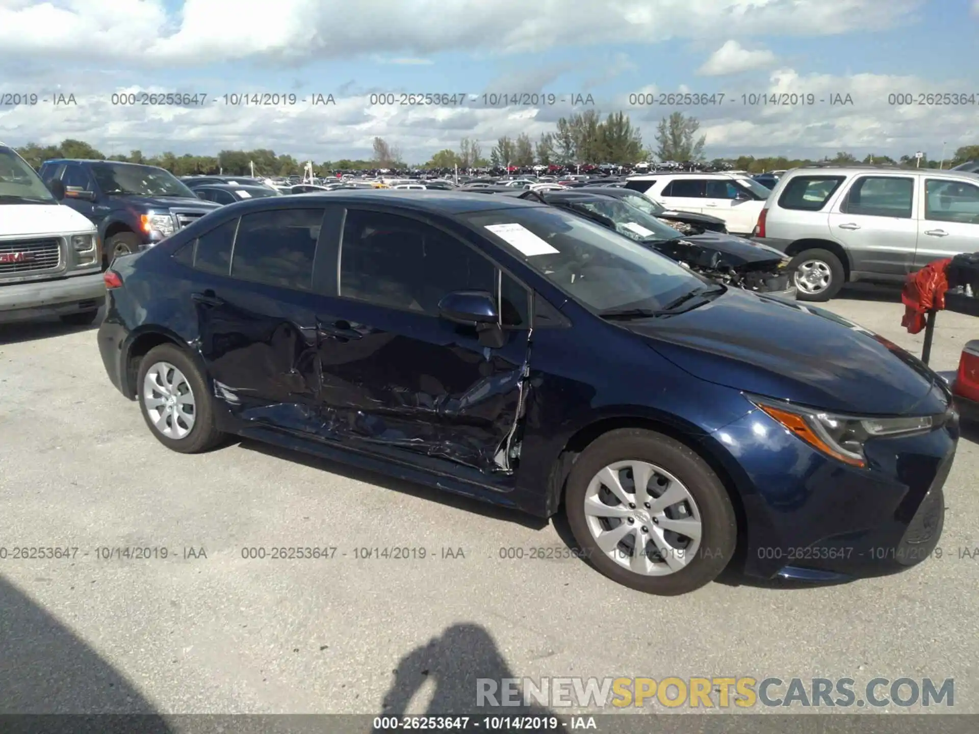 6 Photograph of a damaged car JTDEPRAE0LJ017136 TOYOTA COROLLA 2020