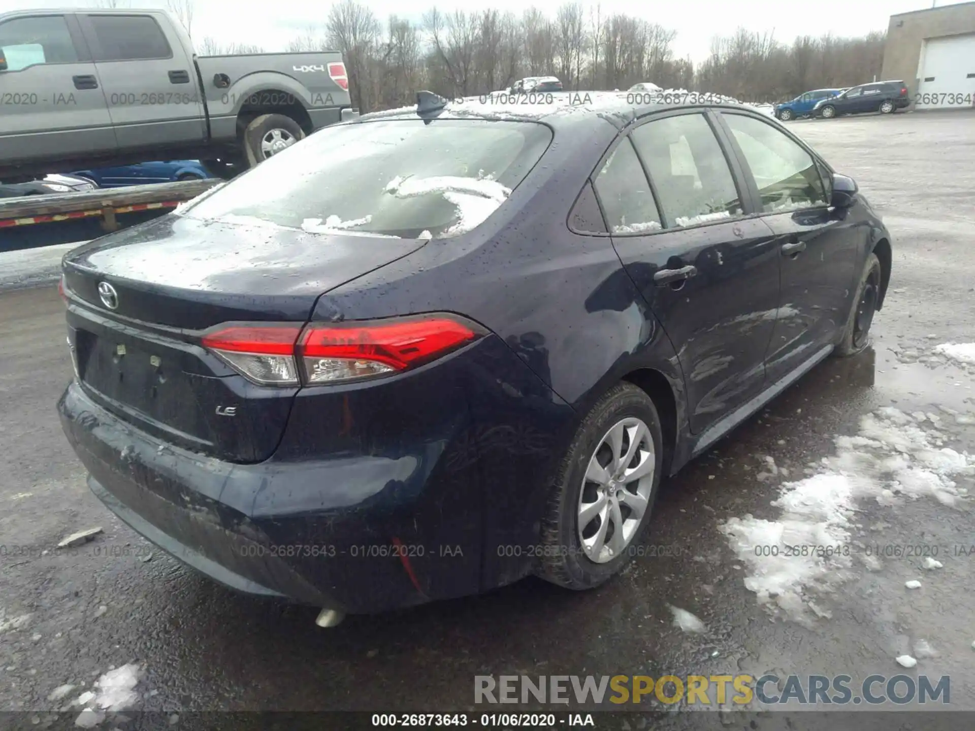 4 Photograph of a damaged car JTDEPRAE0LJ017198 TOYOTA COROLLA 2020