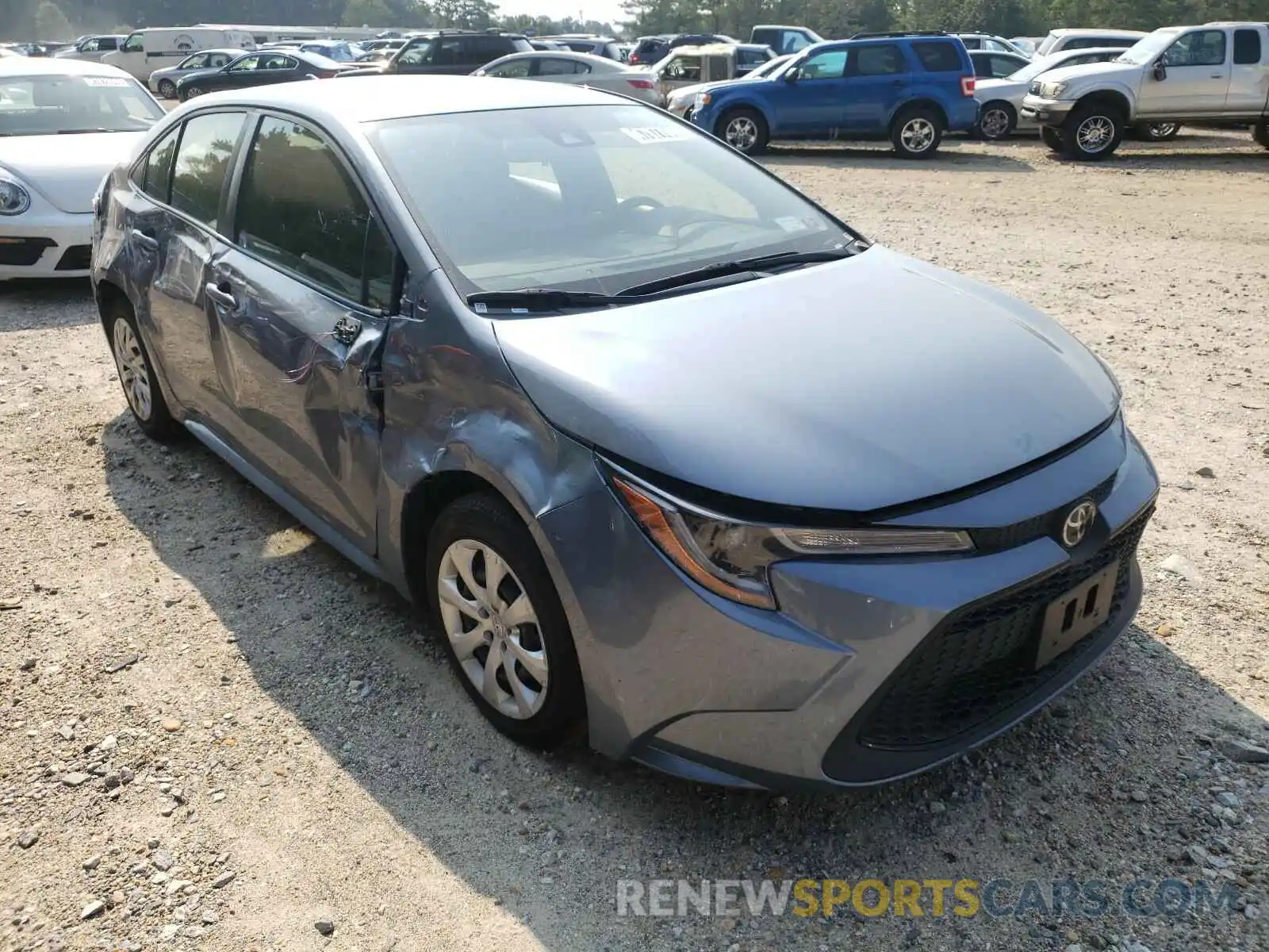 1 Photograph of a damaged car JTDEPRAE0LJ017461 TOYOTA COROLLA 2020