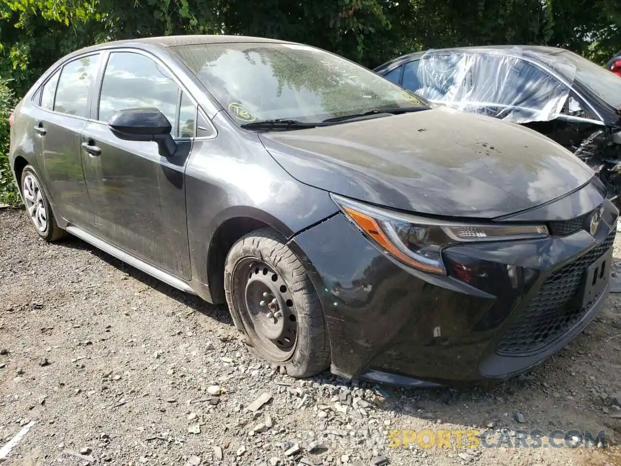 1 Photograph of a damaged car JTDEPRAE0LJ017928 TOYOTA COROLLA 2020