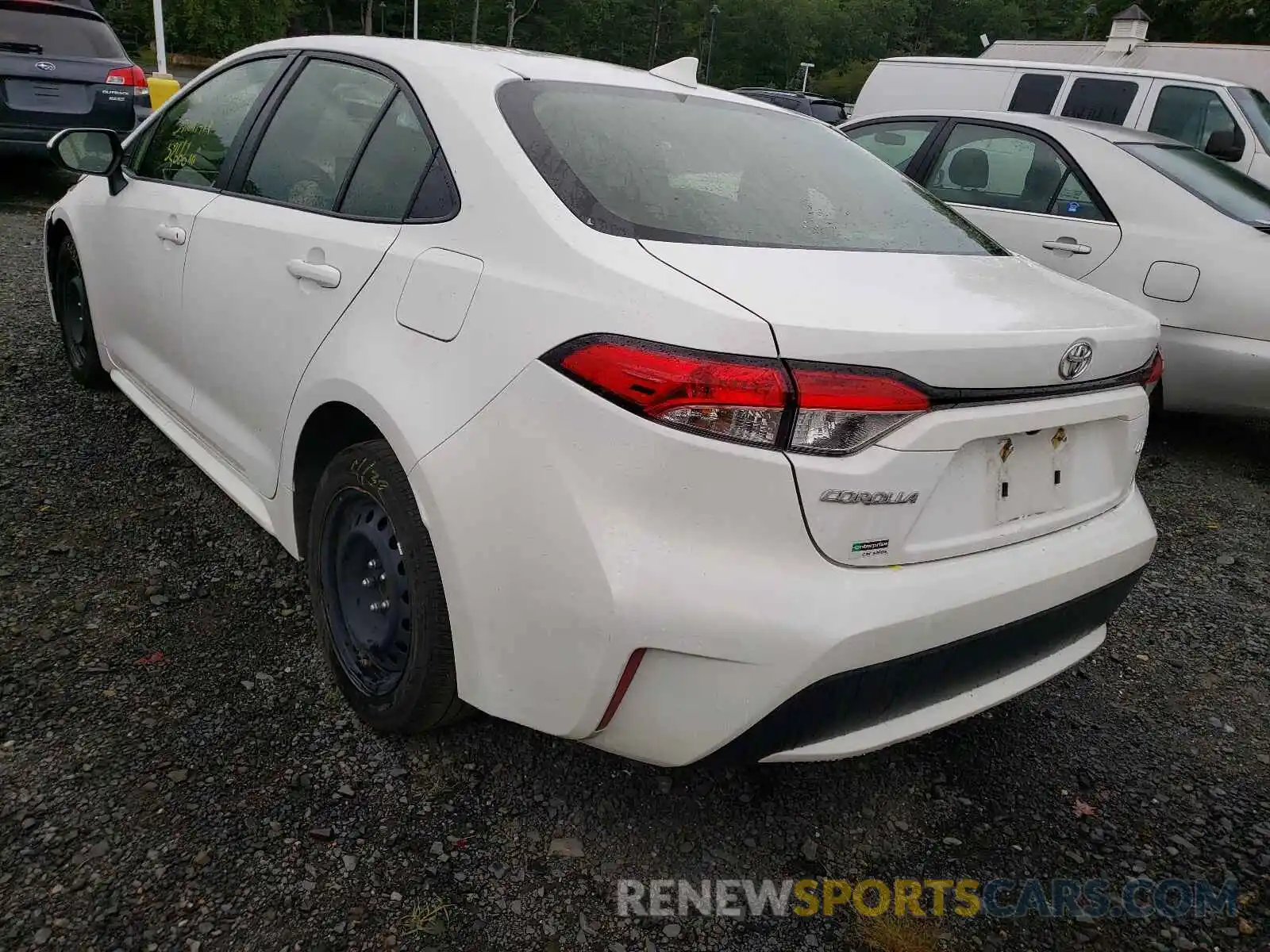 3 Photograph of a damaged car JTDEPRAE0LJ017959 TOYOTA COROLLA 2020