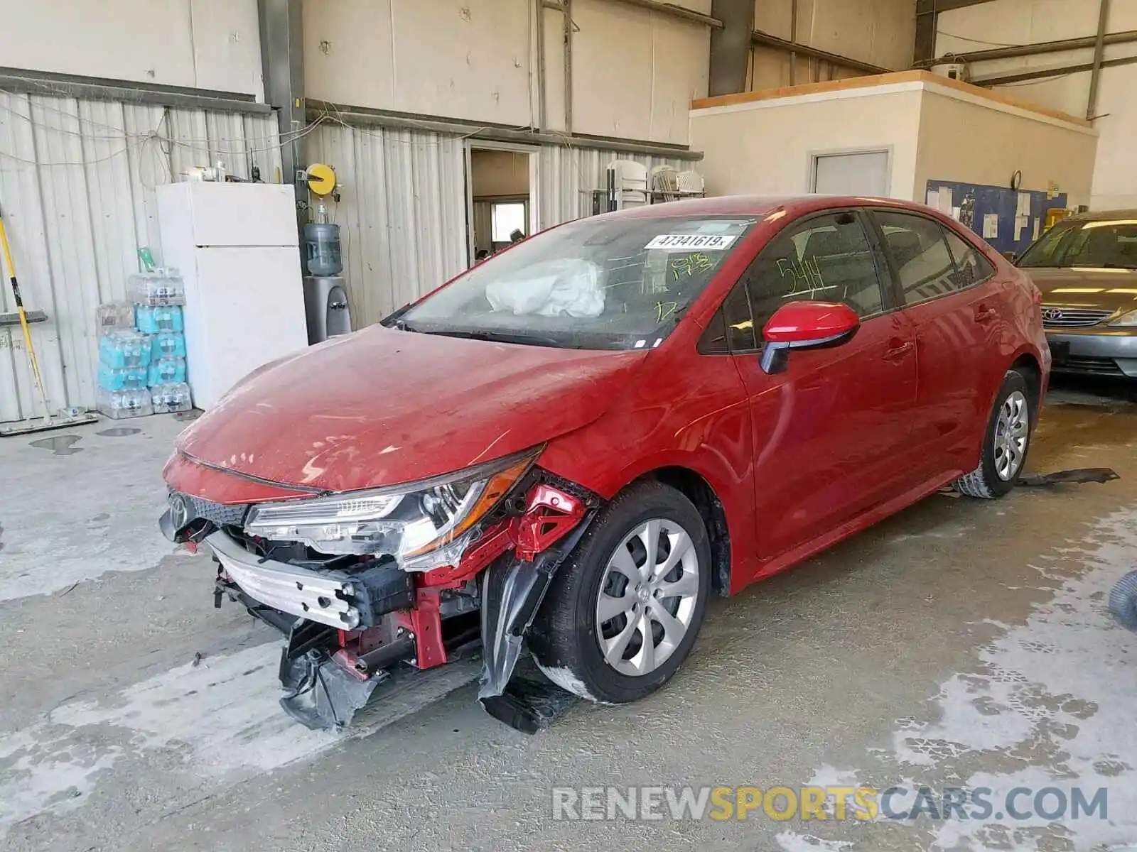 2 Photograph of a damaged car JTDEPRAE0LJ018173 TOYOTA COROLLA 2020